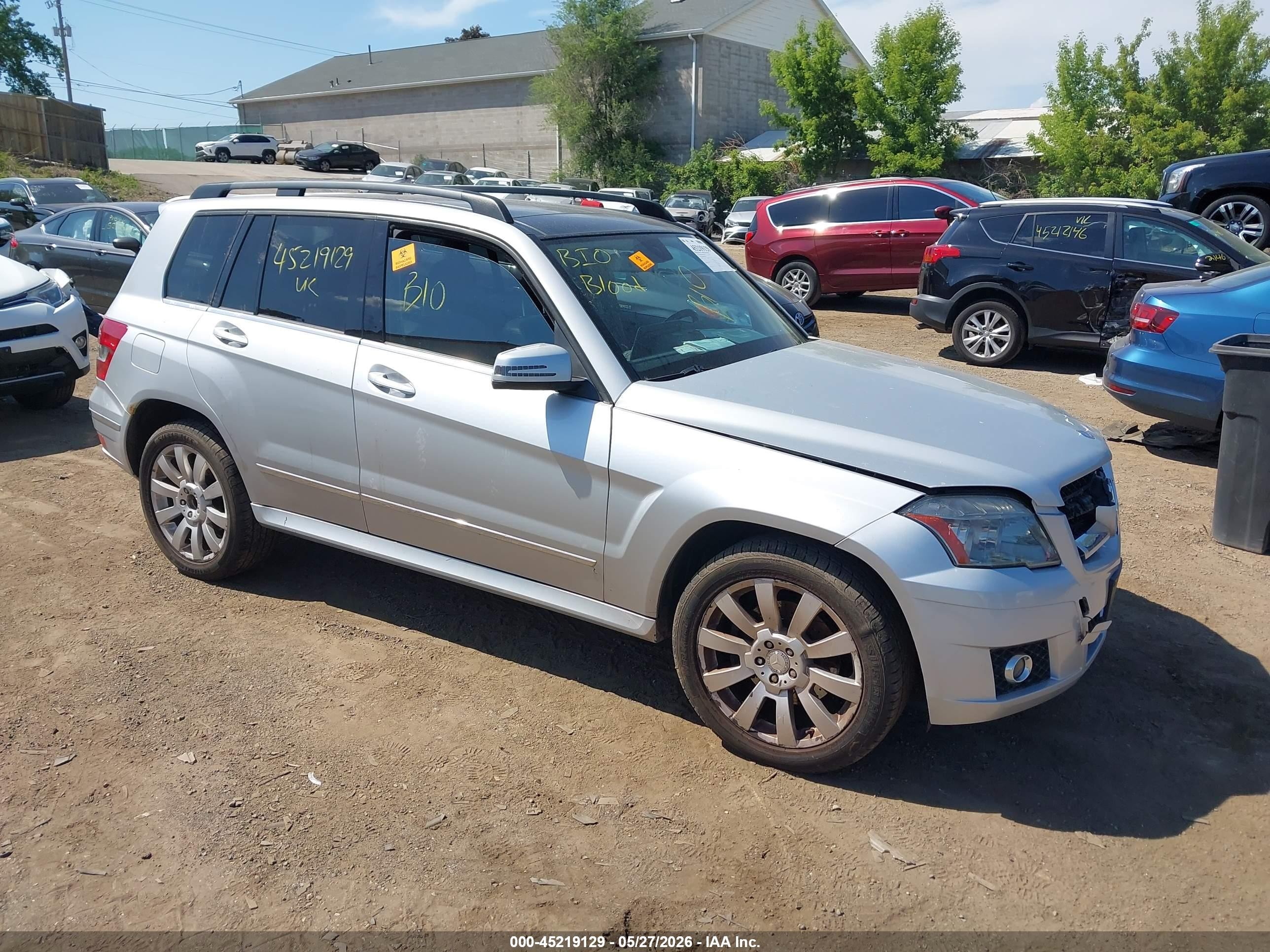 2011 Mercedes-benz Glk 350 4matic Silver vin: WDCGG8HB8BF682666