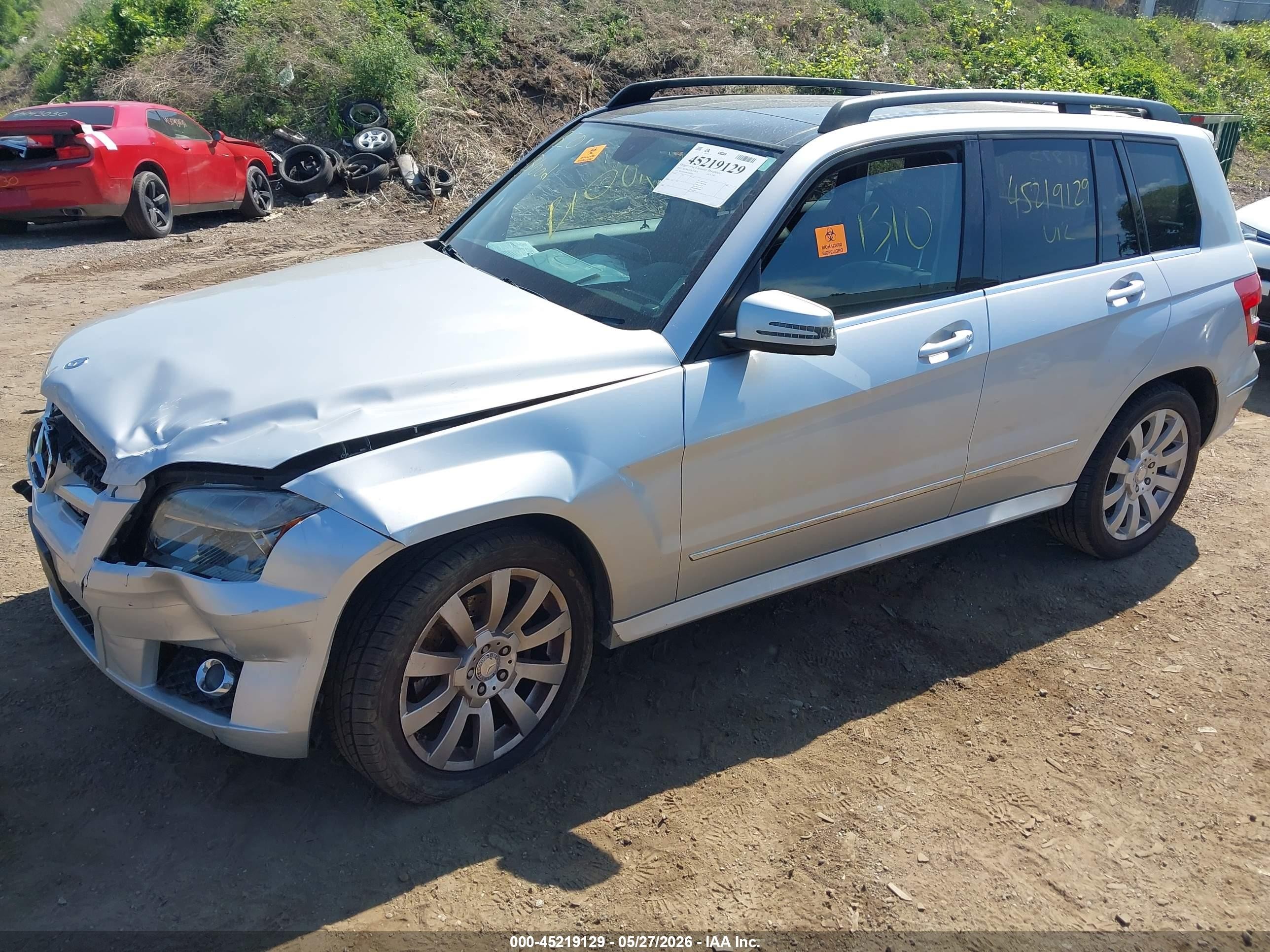 2011 Mercedes-benz Glk 350 4matic Silver vin: WDCGG8HB8BF682666