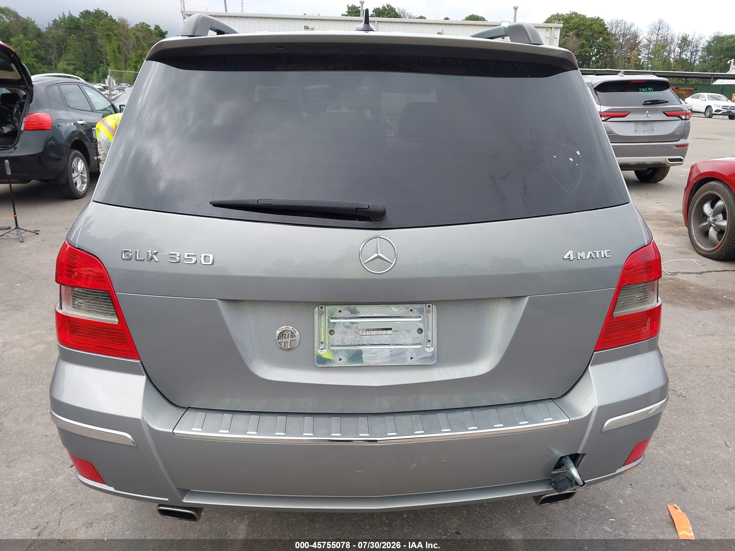 2012 Mercedes-benz Glk 350 4matic Gray vin: WDCGG8HB8CF856768