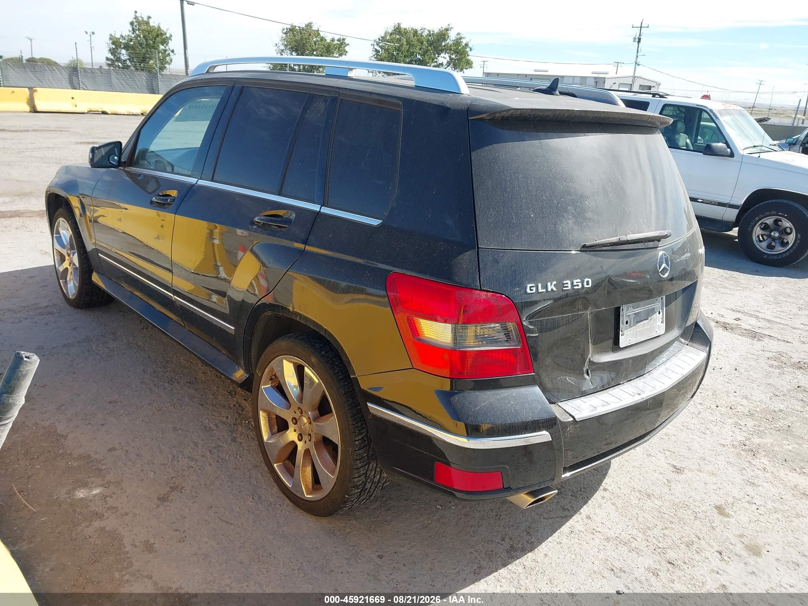 2010 Mercedes-benz Glk 350 4matic Black vin: WDCGG8HB9AF304404