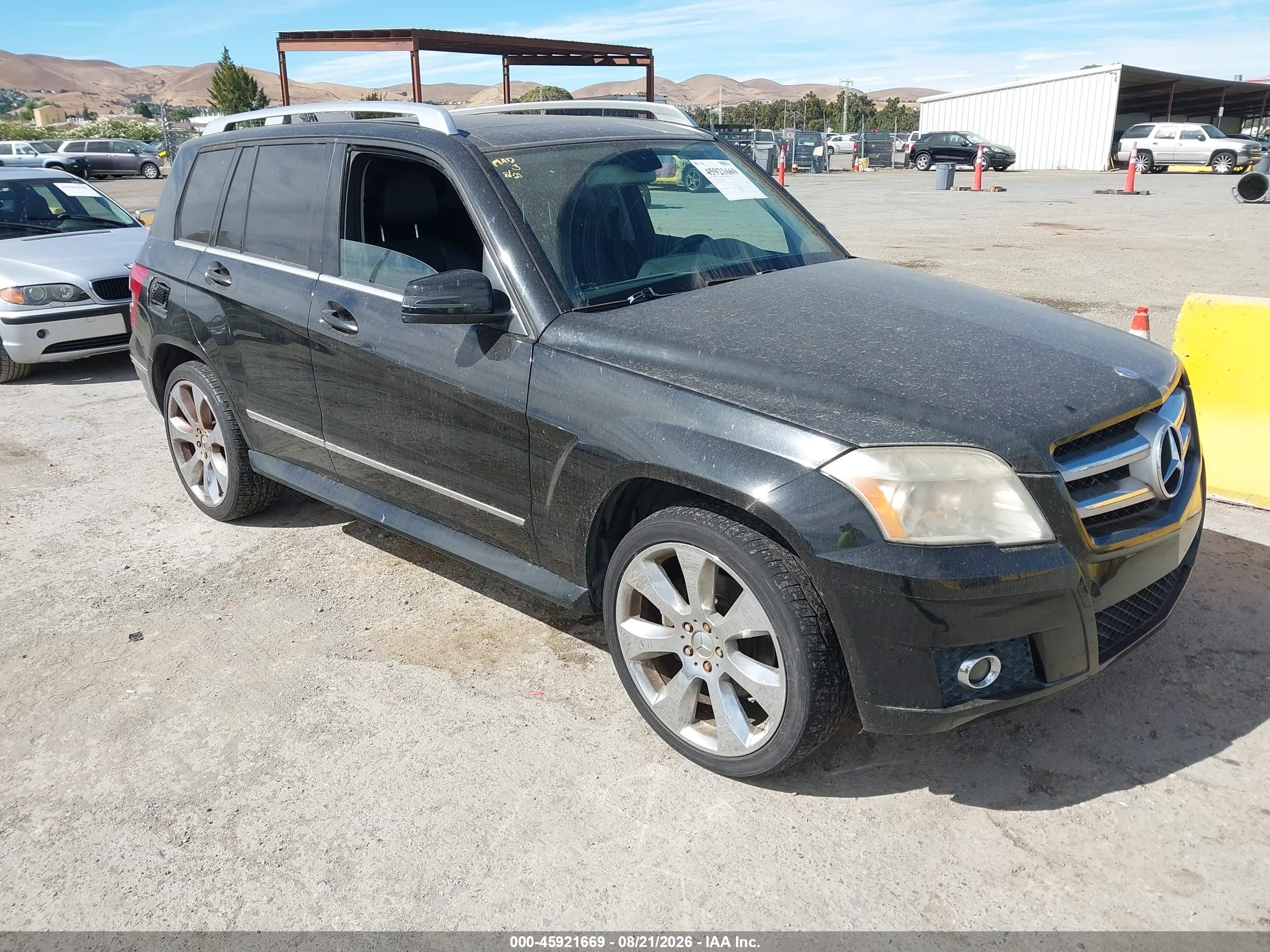 2010 Mercedes-benz Glk 350 4matic Black vin: WDCGG8HB9AF304404