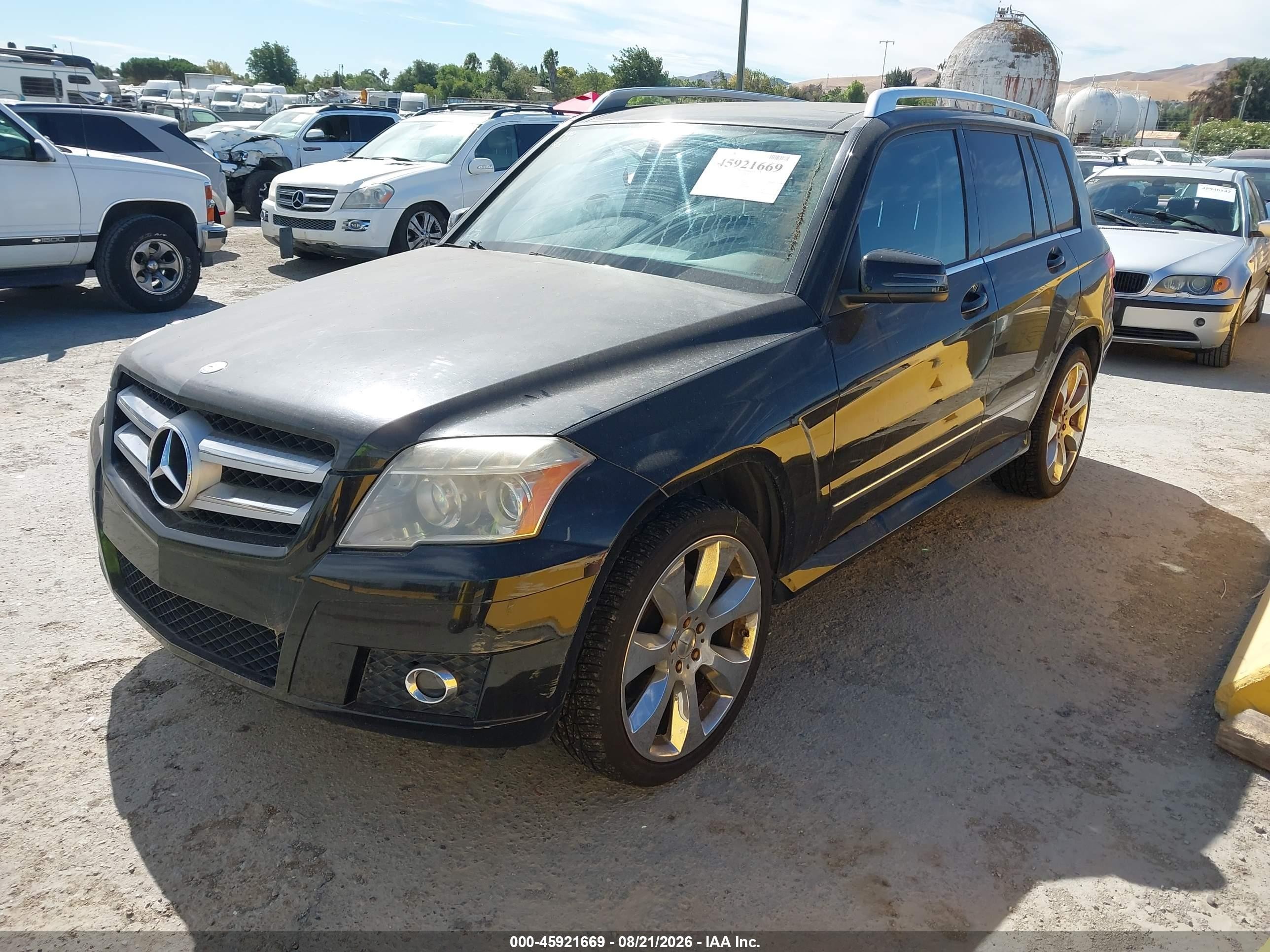 2010 Mercedes-benz Glk 350 4matic Black vin: WDCGG8HB9AF304404
