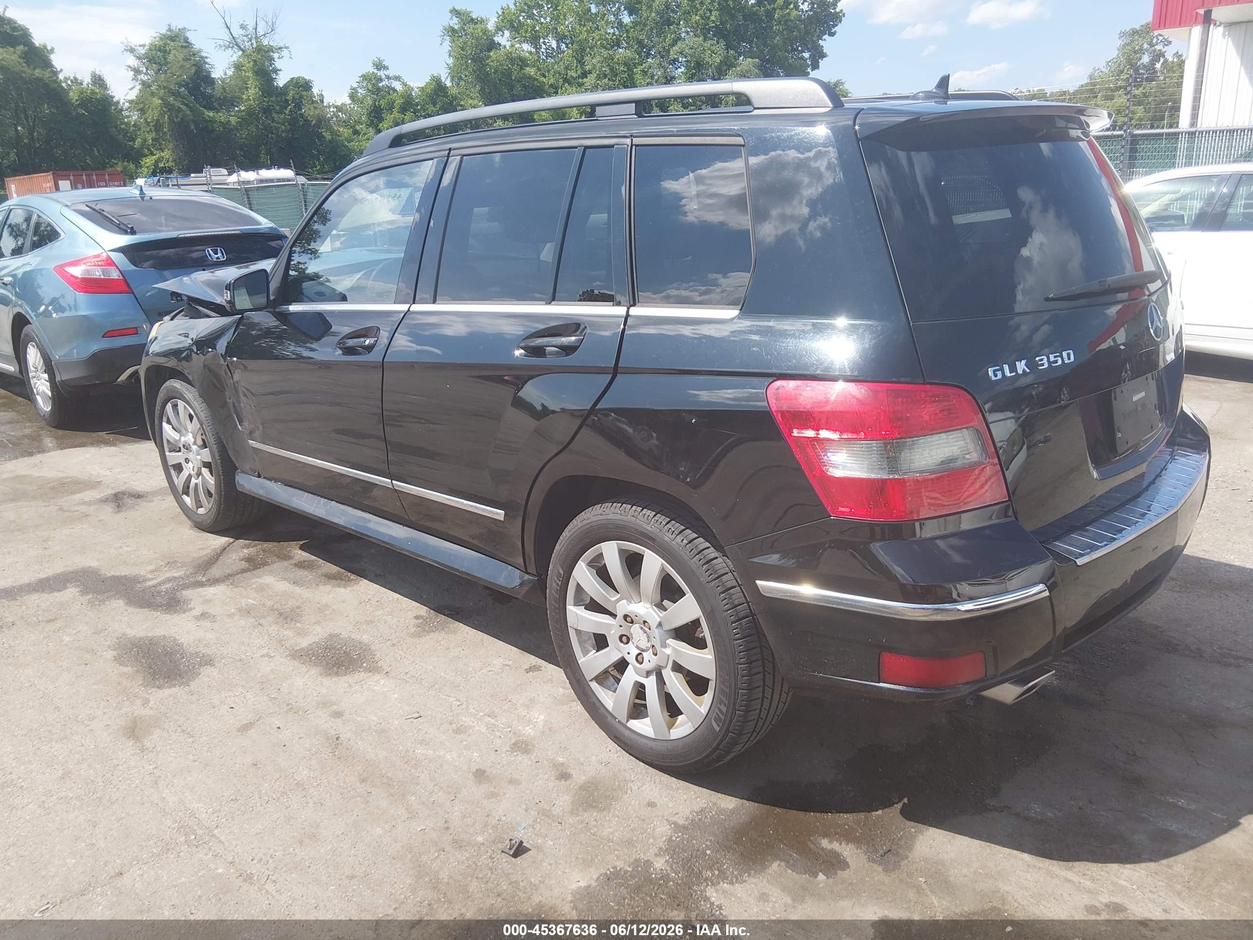 2010 Mercedes-benz Glk 350 4matic Black vin: WDCGG8HB9AF421187