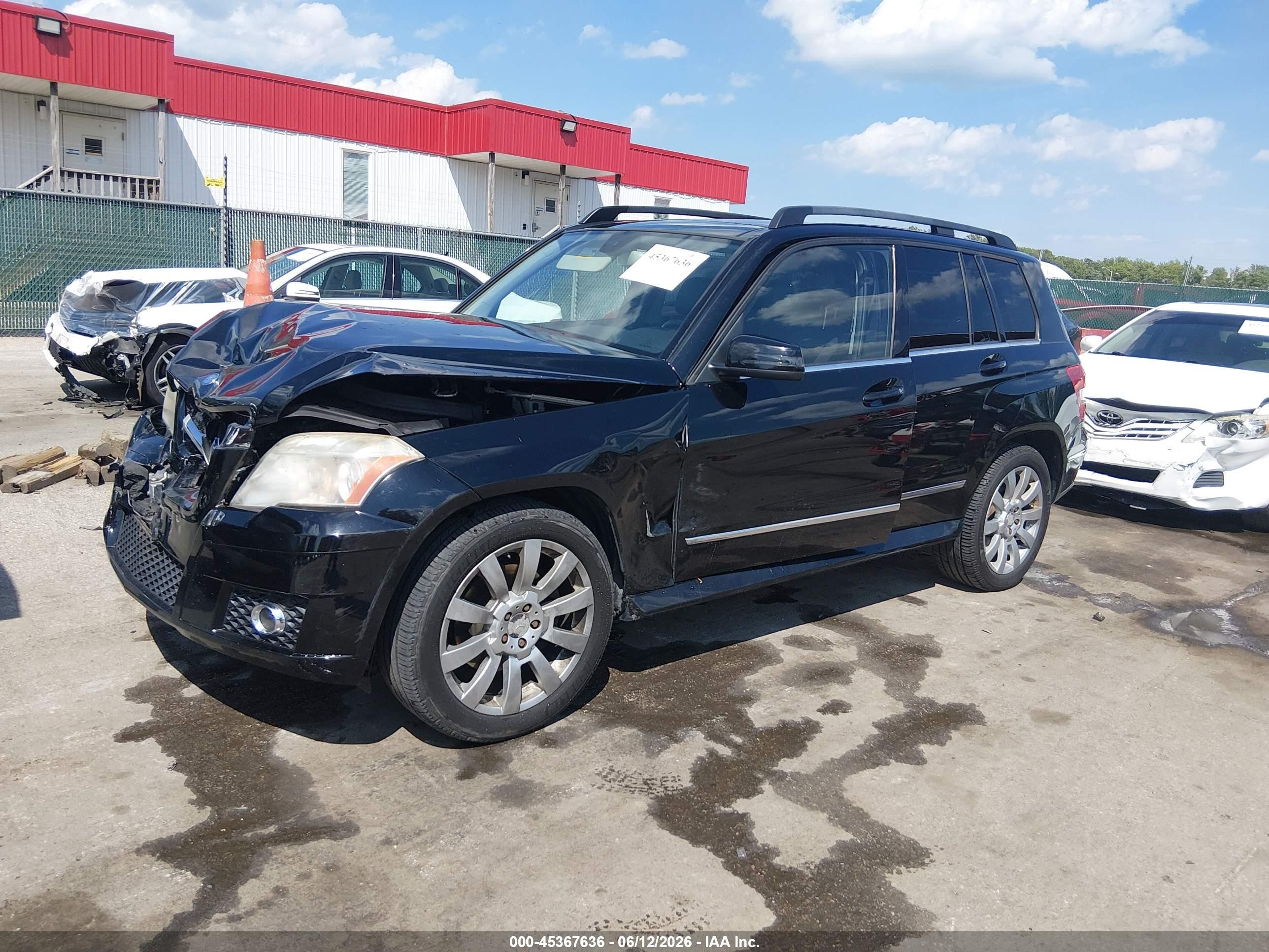 2010 Mercedes-benz Glk 350 4matic Black vin: WDCGG8HB9AF421187