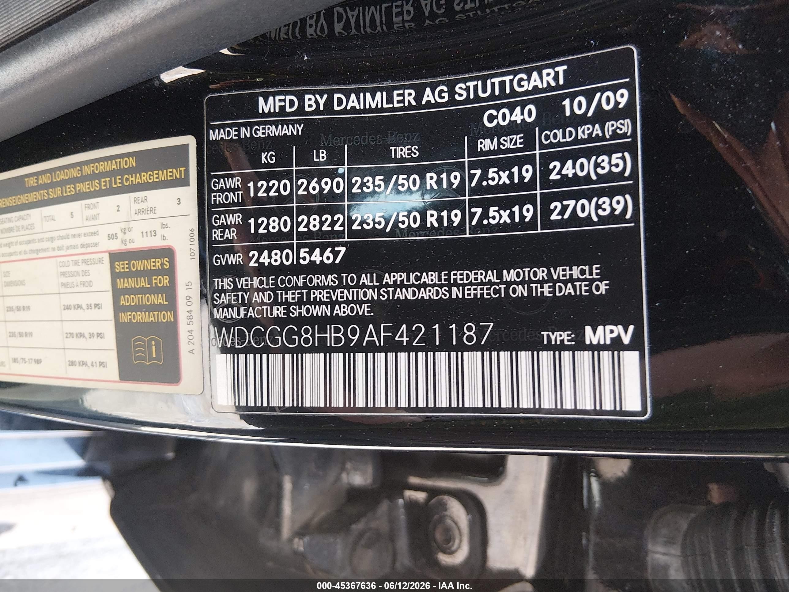 2010 Mercedes-benz Glk 350 4matic Black vin: WDCGG8HB9AF421187