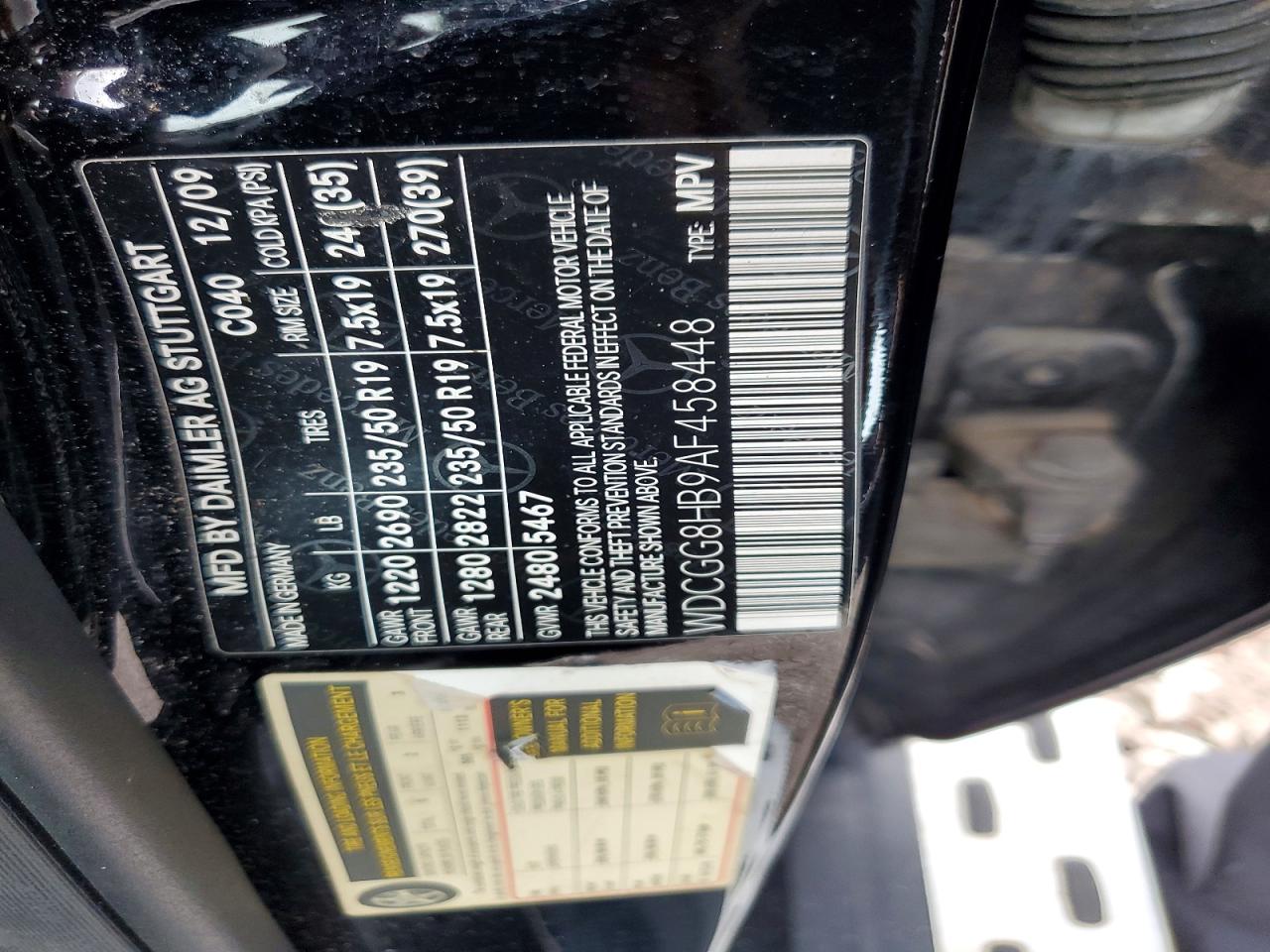 2010 Mercedes-benz Glk 350 4matic Black vin: WDCGG8HB9AF458448