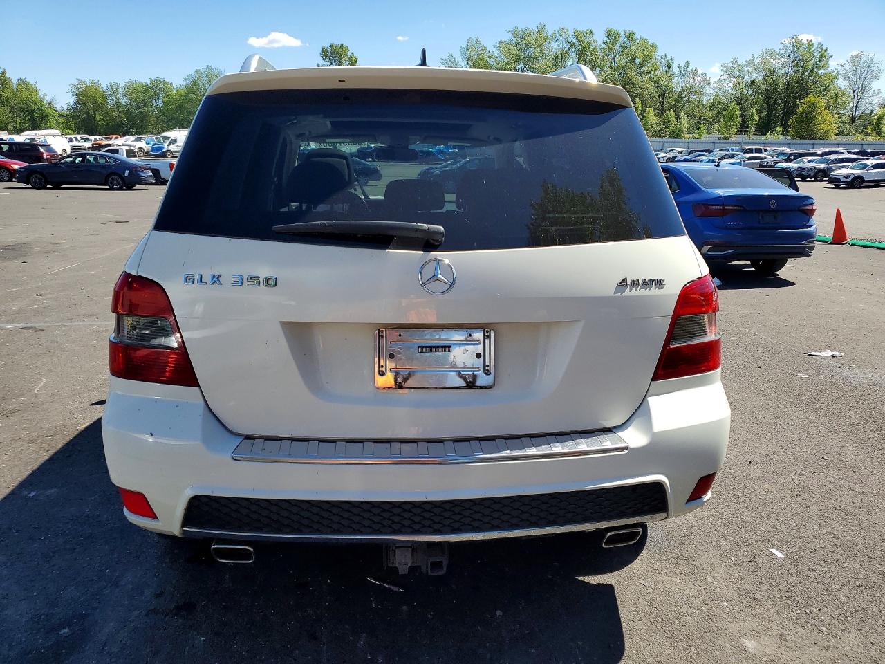 2011 Mercedes-benz Glk 350 4matic White vin: WDCGG8HB9BF541900