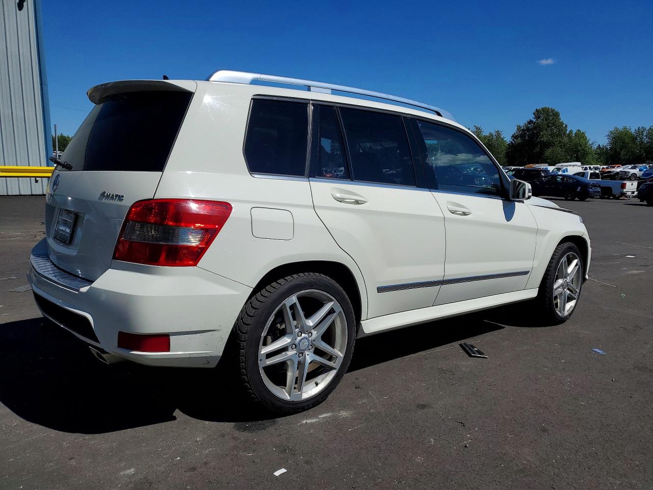 2011 Mercedes-benz Glk 350 4matic White vin: WDCGG8HB9BF541900