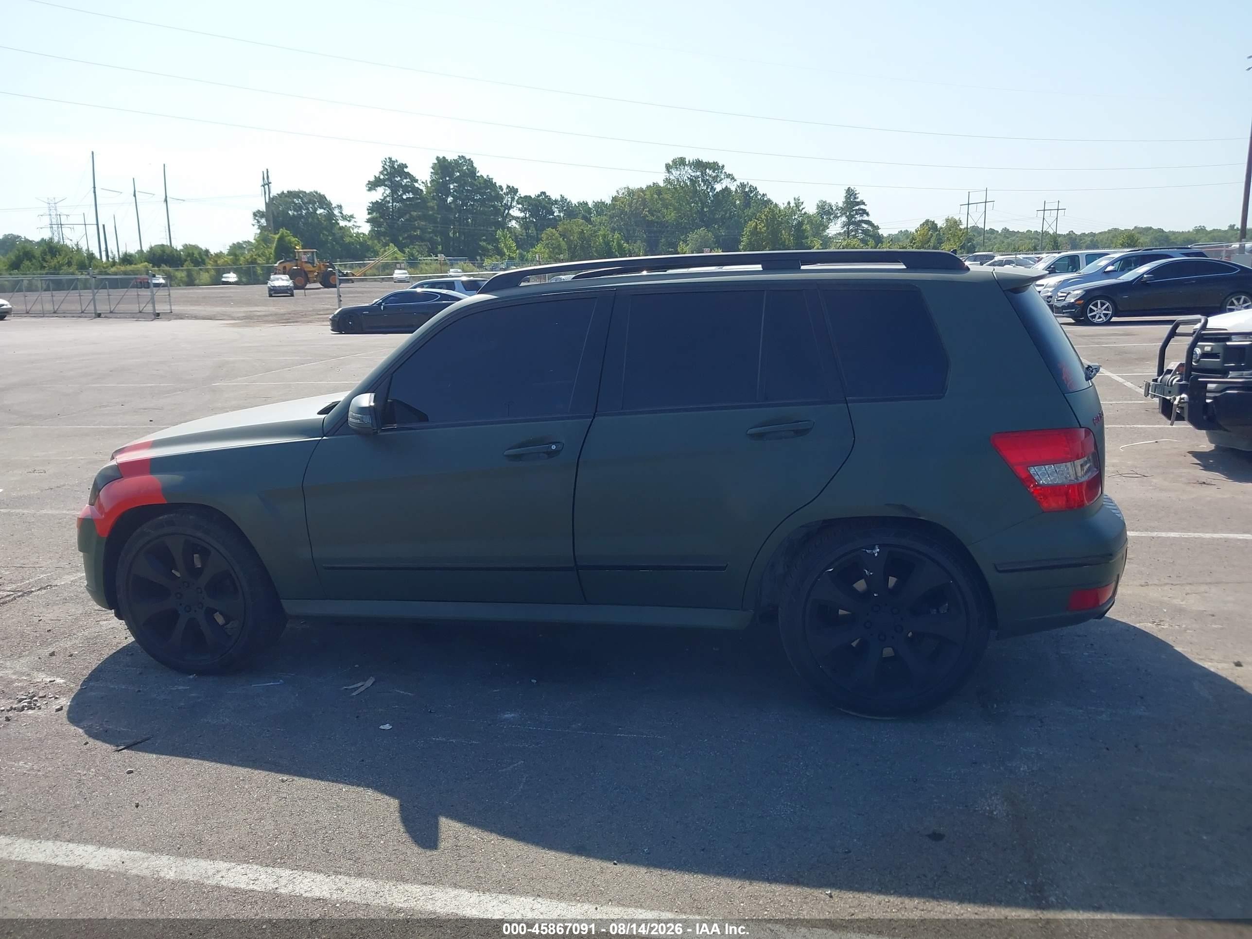 2011 Mercedes-benz Glk 350 4matic Green vin: WDCGG8HB9BF575321