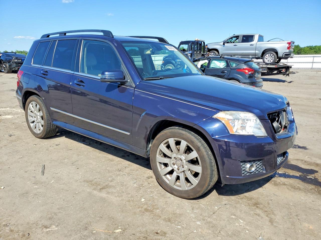 2011 Mercedes-benz Glk 350 4matic Blue vin: WDCGG8HB9BF595097