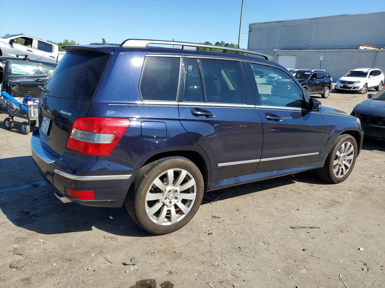 2011 Mercedes-benz Glk 350 4matic Blue vin: WDCGG8HB9BF595097