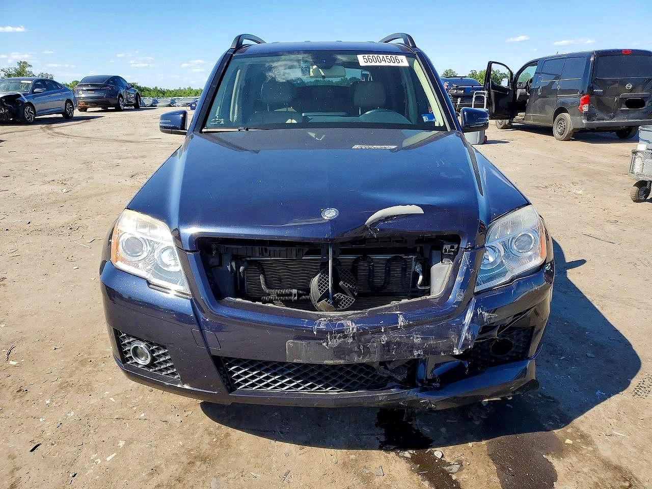 2011 Mercedes-benz Glk 350 4matic Blue vin: WDCGG8HB9BF595097