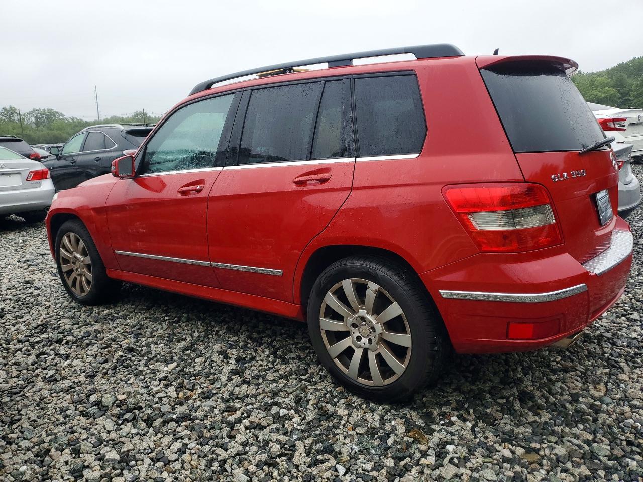 2011 Mercedes-benz Glk 350 4matic Красный vin: WDCGG8HB9BF599800