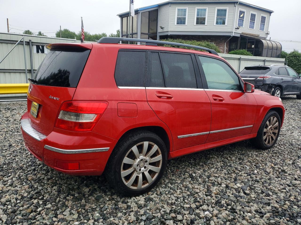 2011 Mercedes-benz Glk 350 4matic Красный vin: WDCGG8HB9BF599800