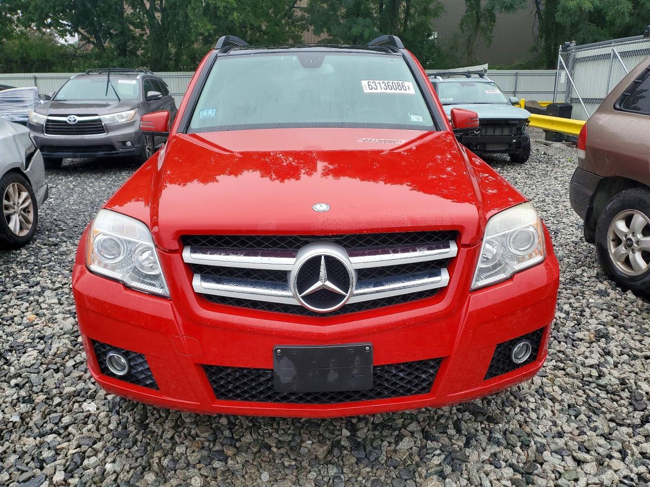 2011 Mercedes-benz Glk 350 4matic Красный vin: WDCGG8HB9BF599800