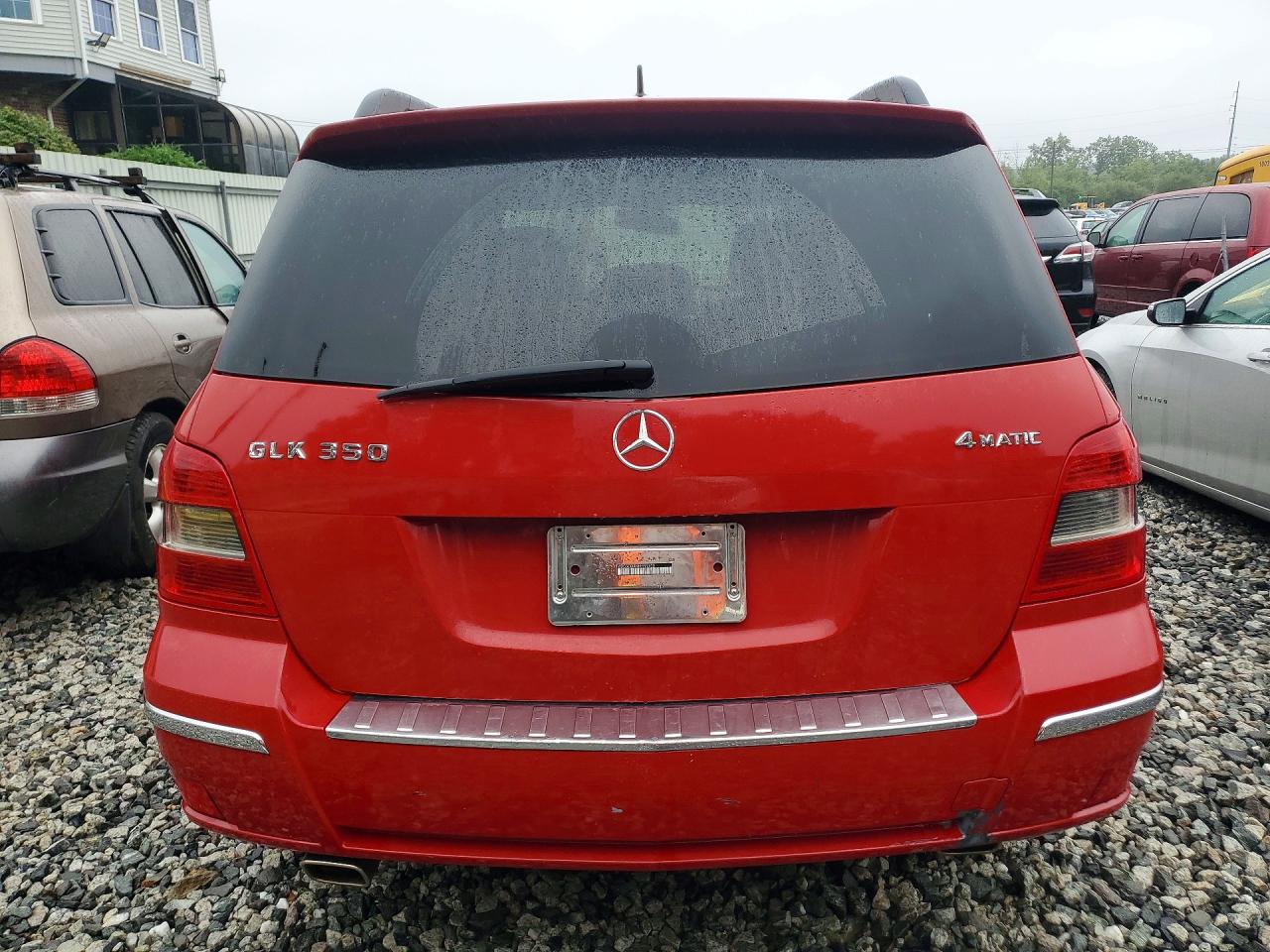 2011 Mercedes-benz Glk 350 4matic Красный vin: WDCGG8HB9BF599800