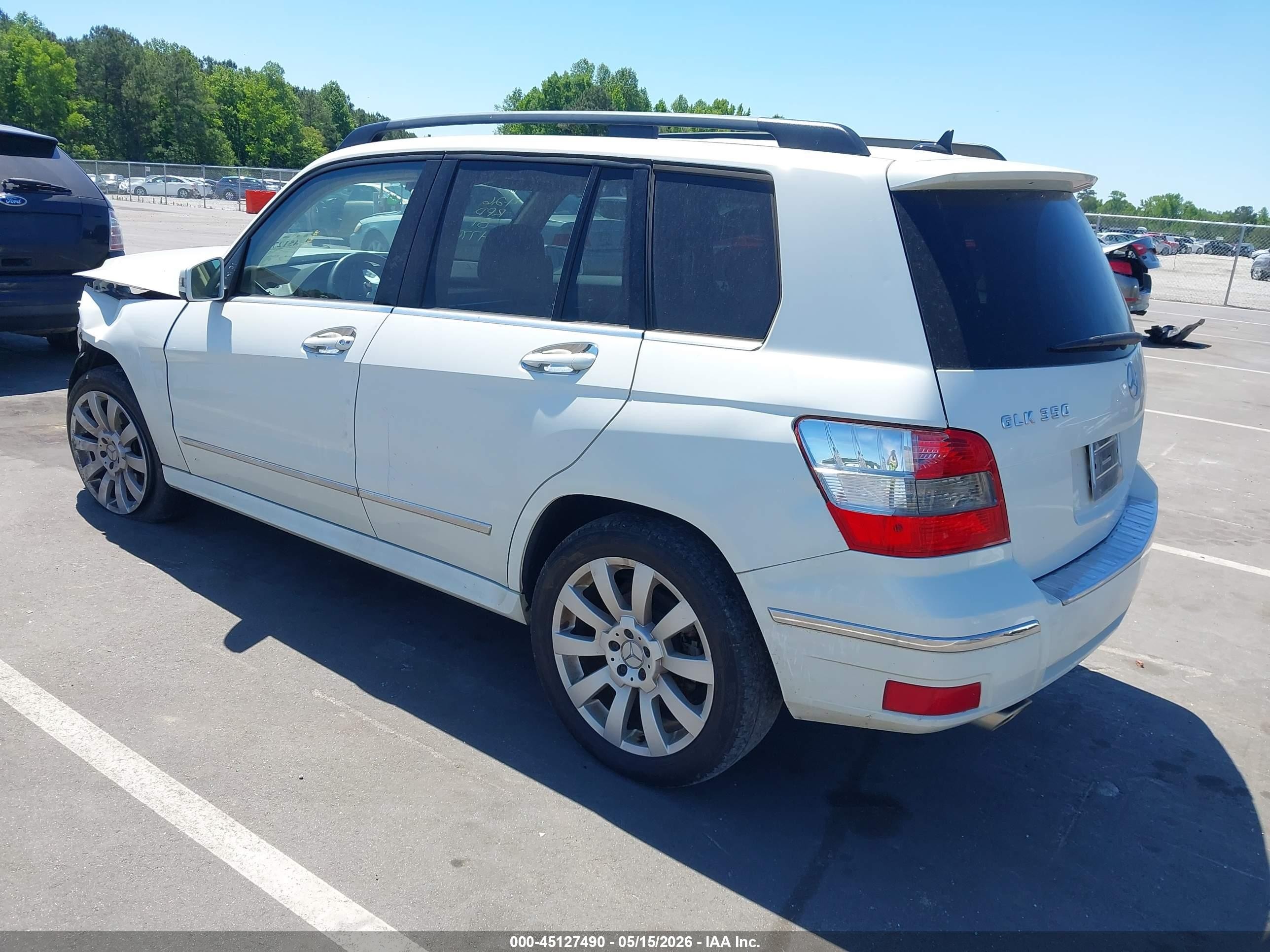 2011 Mercedes-benz Glk 350 4matic White vin: WDCGG8HB9BF604770