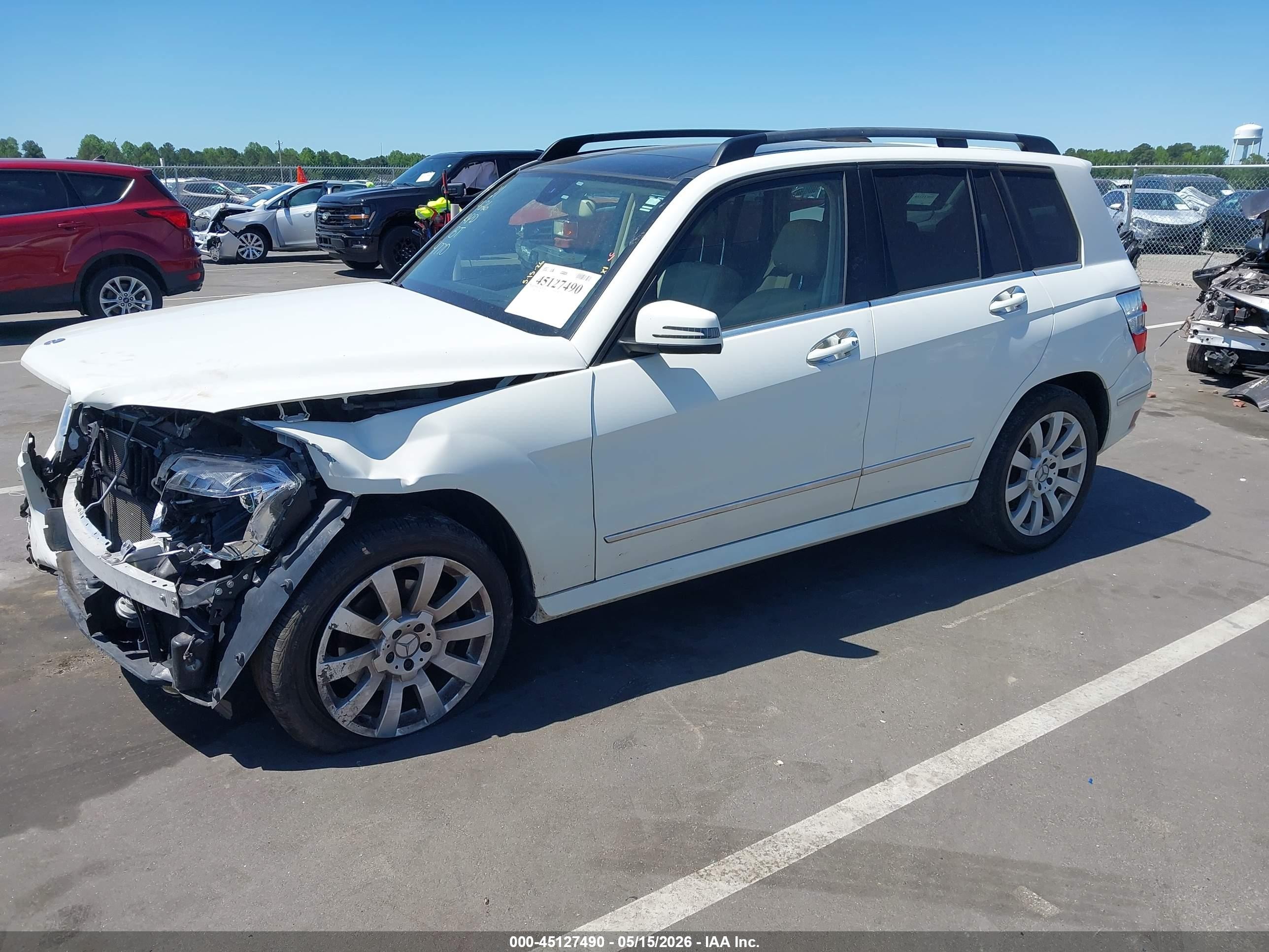 2011 Mercedes-benz Glk 350 4matic White vin: WDCGG8HB9BF604770