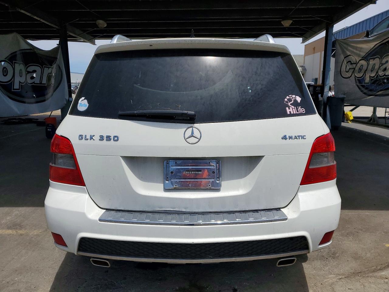 2011 Mercedes-benz Glk 350 4matic White vin: WDCGG8HB9BF640670