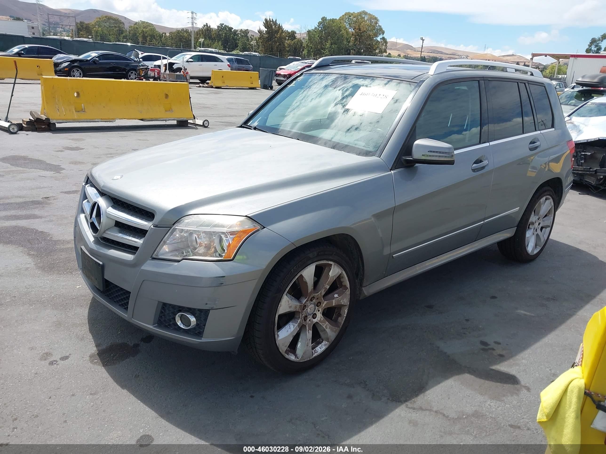 2011 Mercedes-benz Glk 350 4matic Gray vin: WDCGG8HB9BF644878