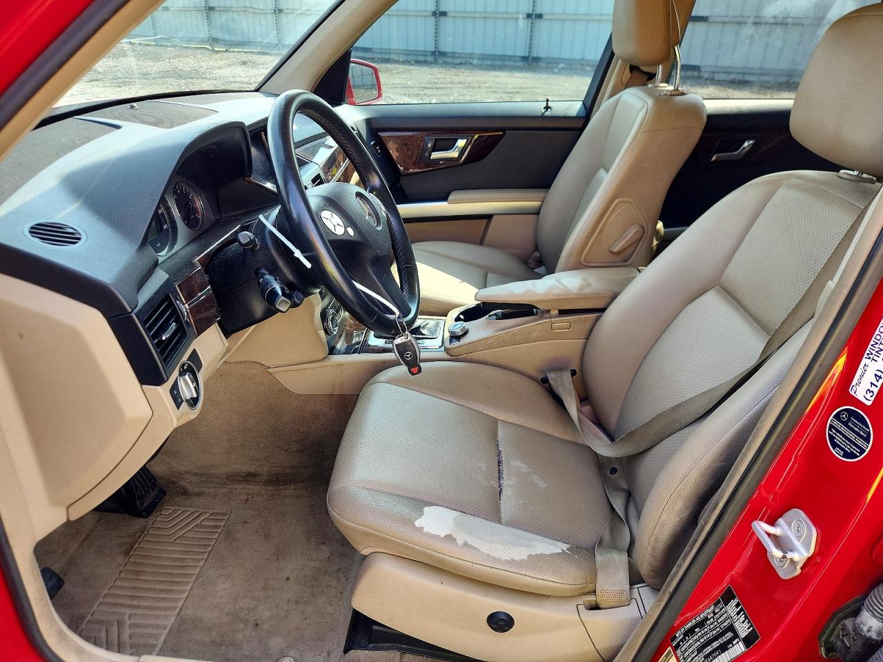 2011 Mercedes-benz Glk 350 4matic Red vin: WDCGG8HB9BF647991