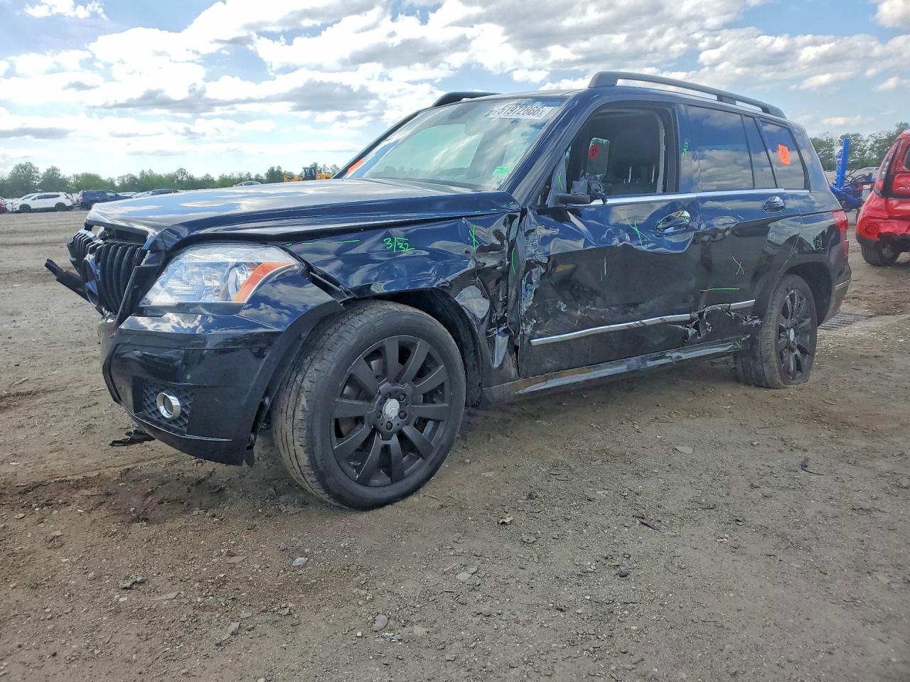 2011 Mercedes-benz Glk 350 4matic Black vin: WDCGG8HB9BF657615