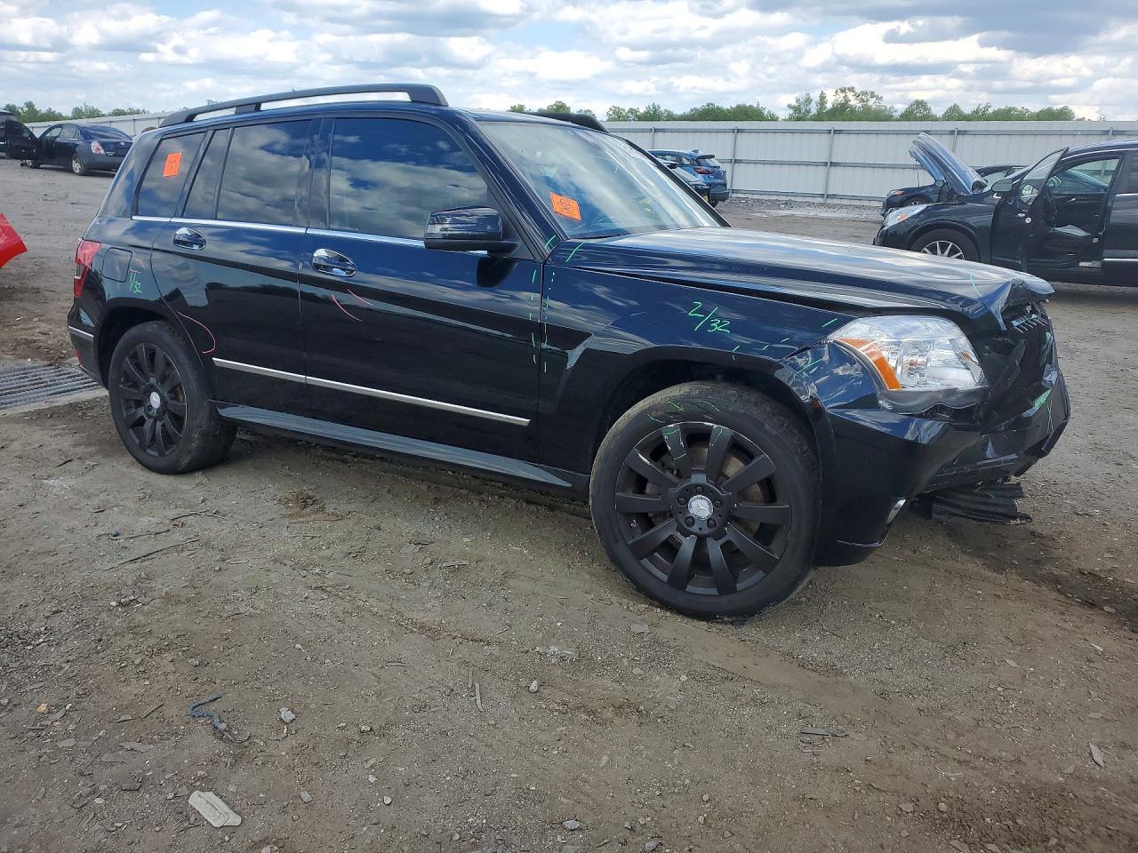 2011 Mercedes-benz Glk 350 4matic Black vin: WDCGG8HB9BF657615