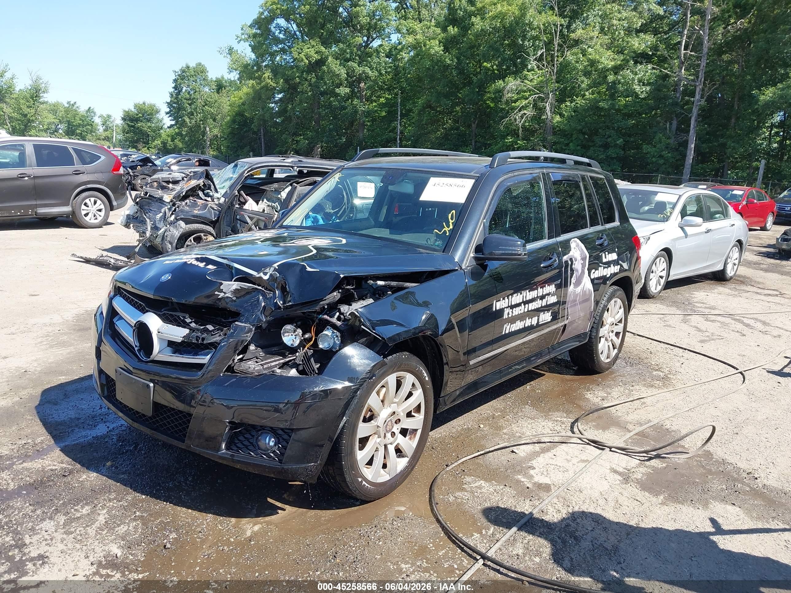 2012 Mercedes-benz Glk 350 4matic Black vin: WDCGG8HB9CF842412