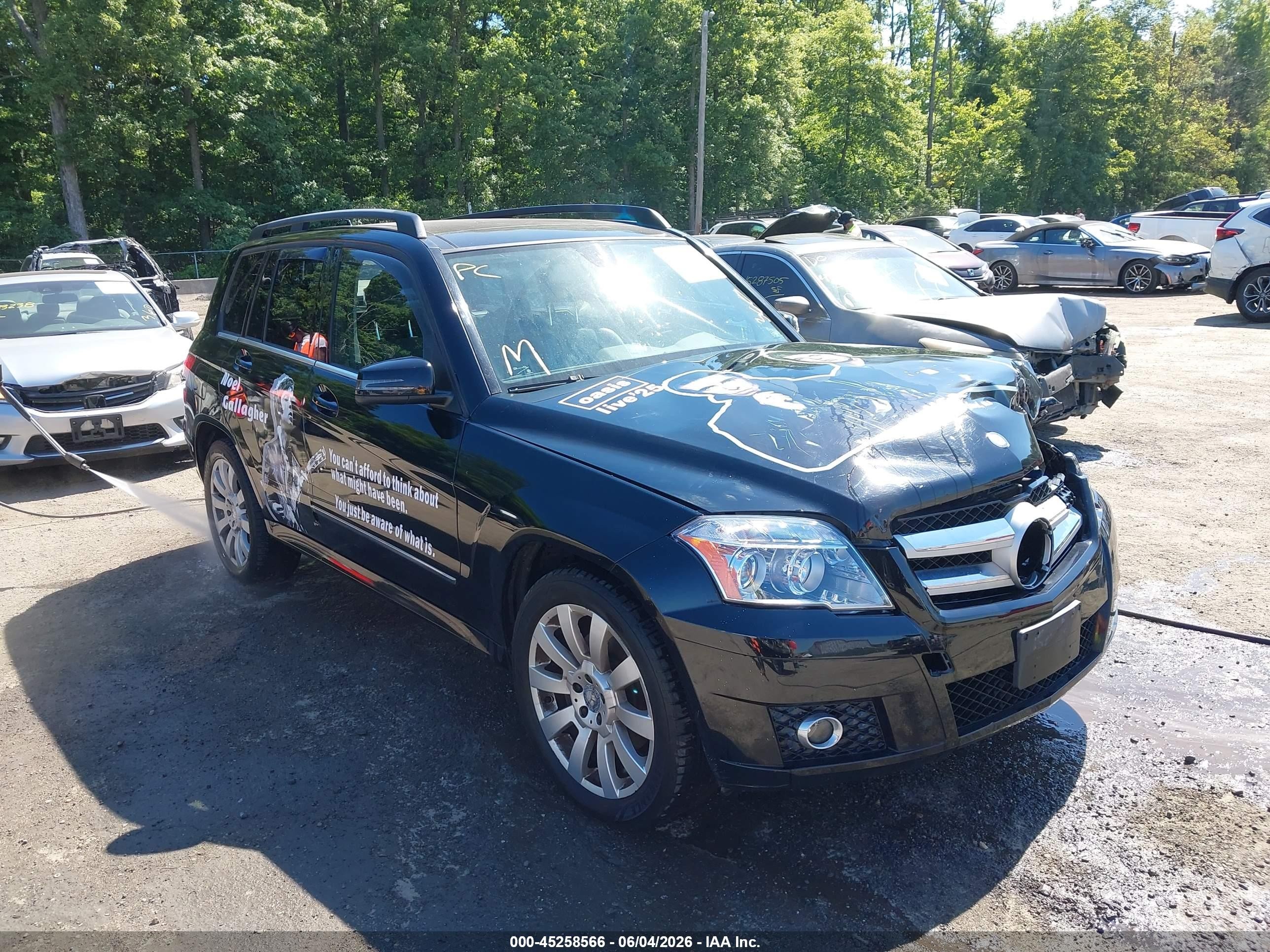 2012 Mercedes-benz Glk 350 4matic Black vin: WDCGG8HB9CF842412