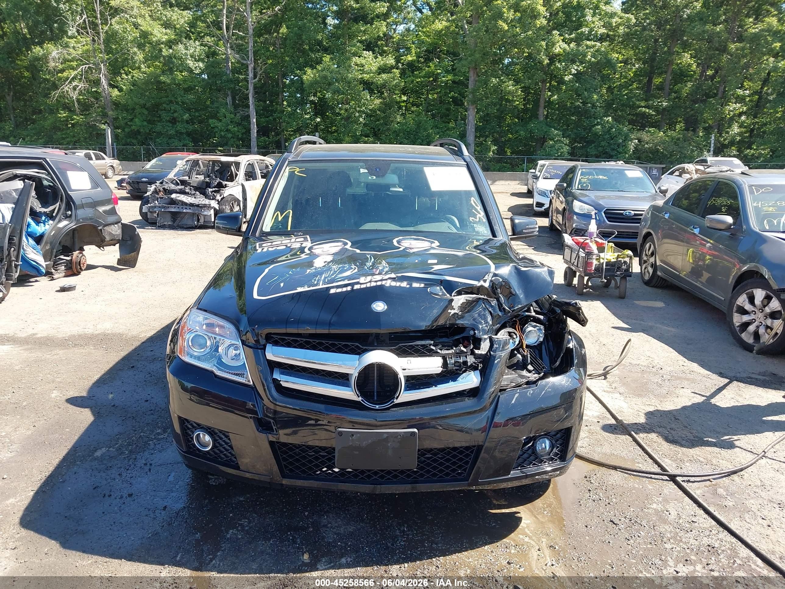 2012 Mercedes-benz Glk 350 4matic Black vin: WDCGG8HB9CF842412