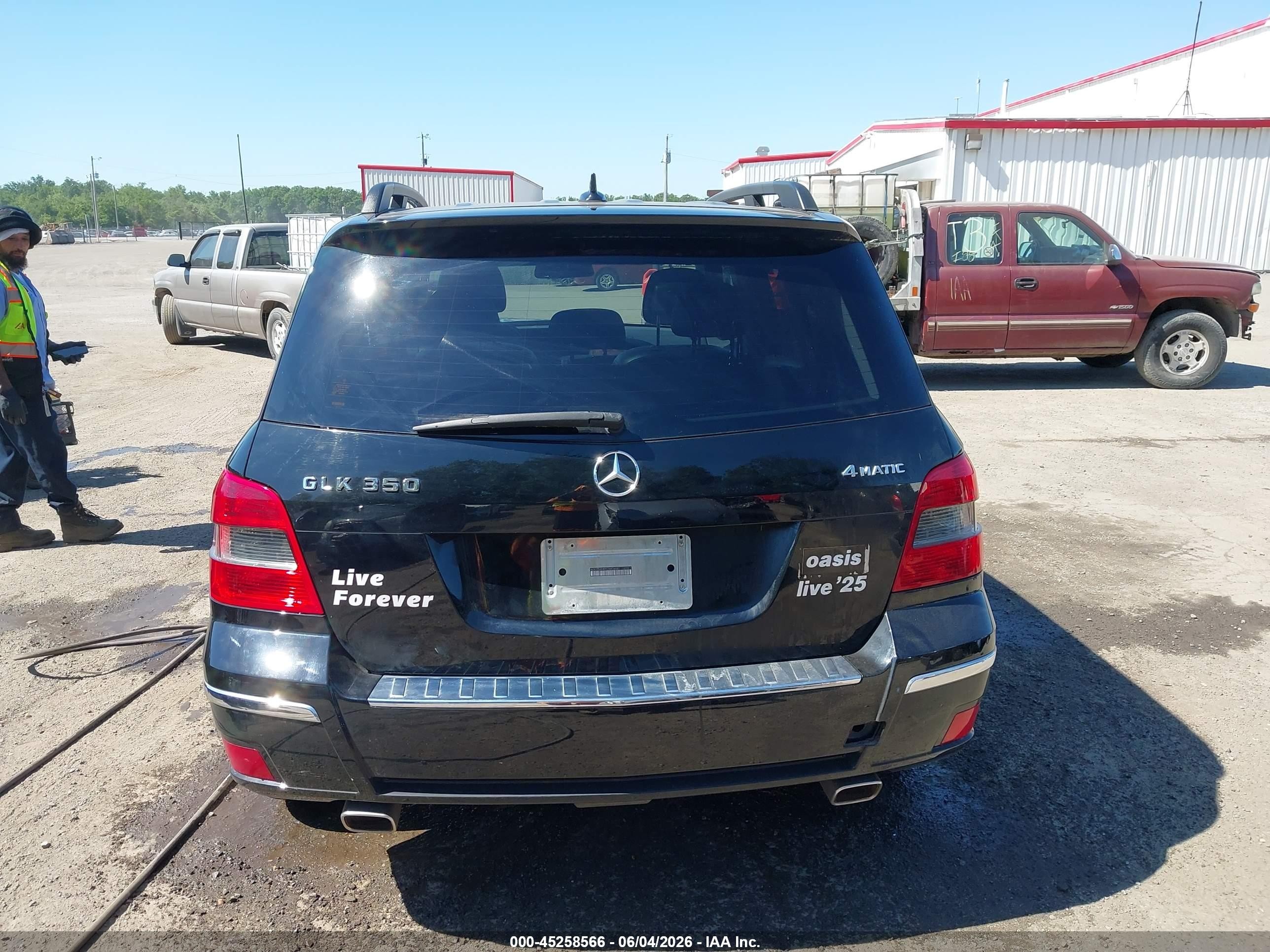 2012 Mercedes-benz Glk 350 4matic Black vin: WDCGG8HB9CF842412