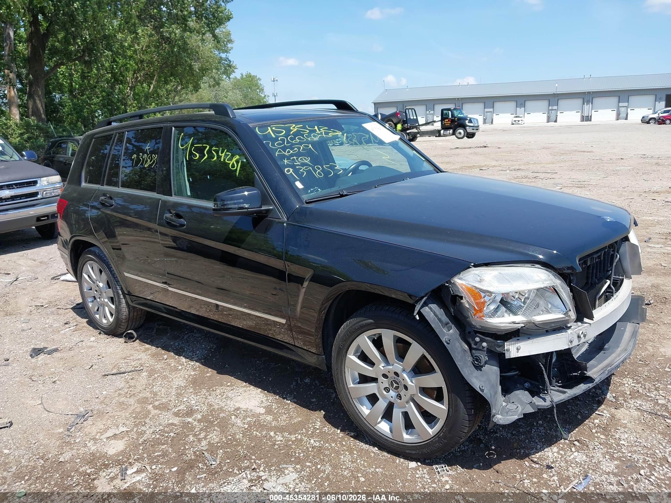 2012 Mercedes-benz Glk 350 4matic Black vin: WDCGG8HB9CF939853
