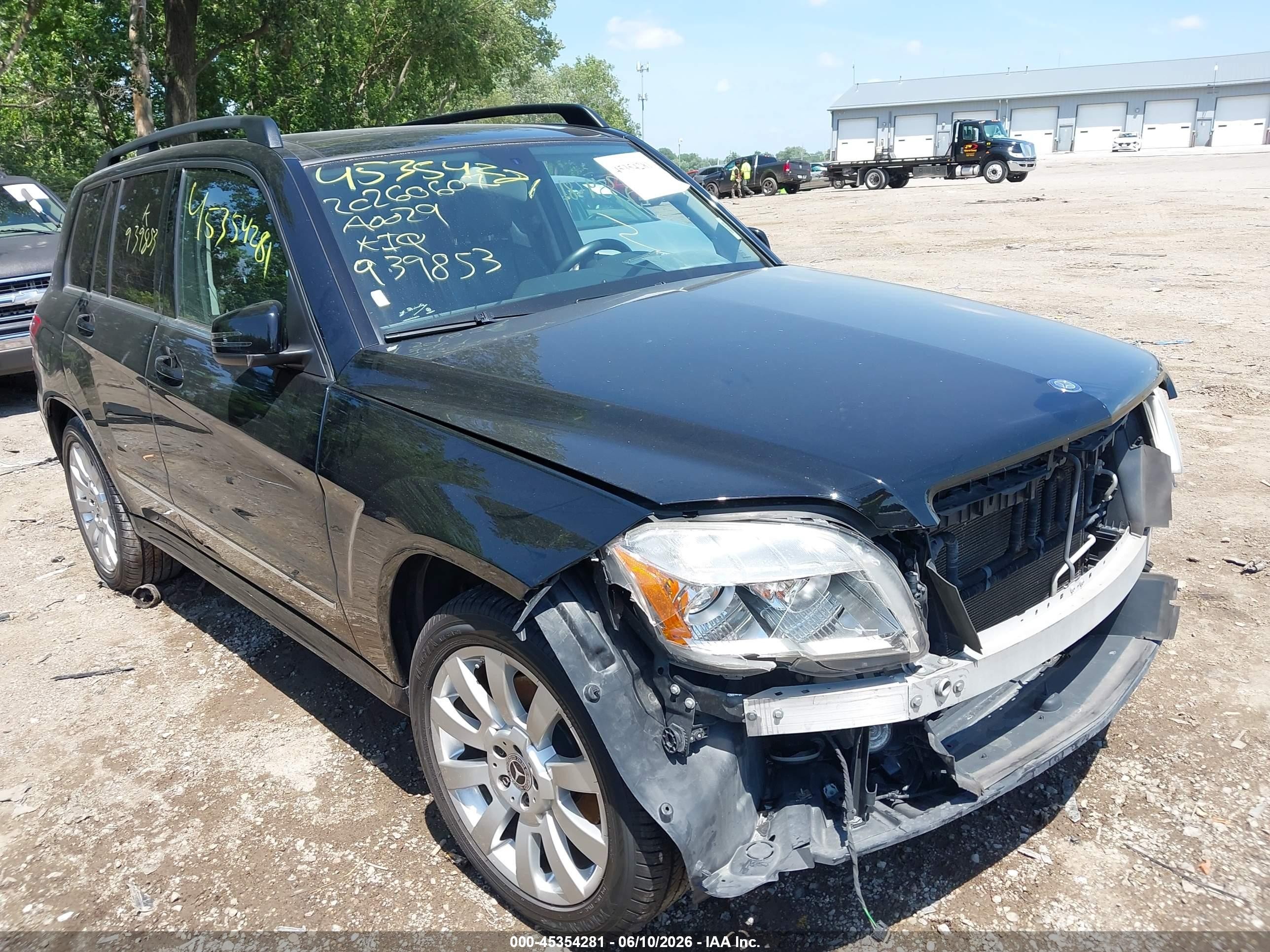2012 Mercedes-benz Glk 350 4matic Black vin: WDCGG8HB9CF939853