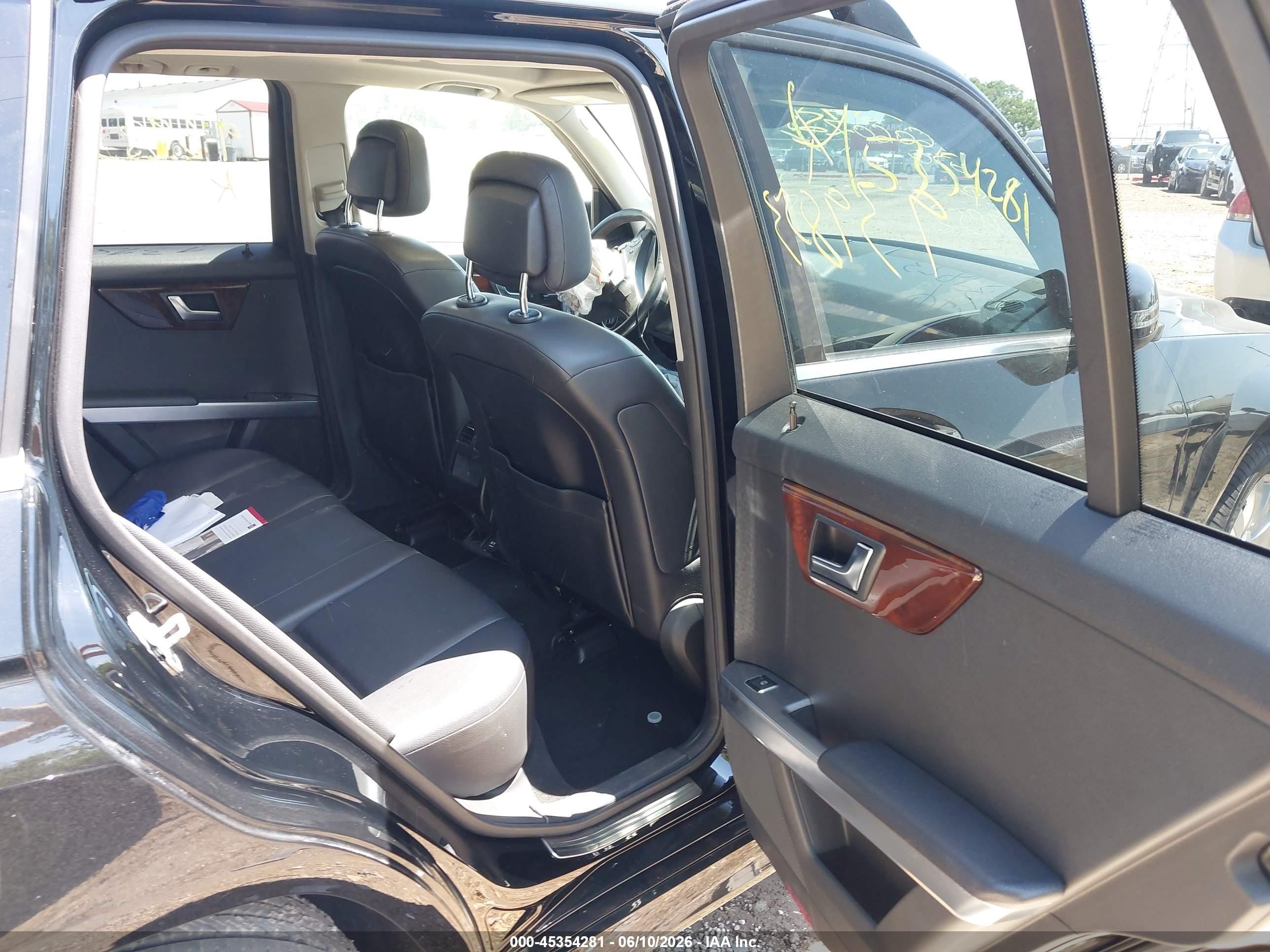 2012 Mercedes-benz Glk 350 4matic Black vin: WDCGG8HB9CF939853