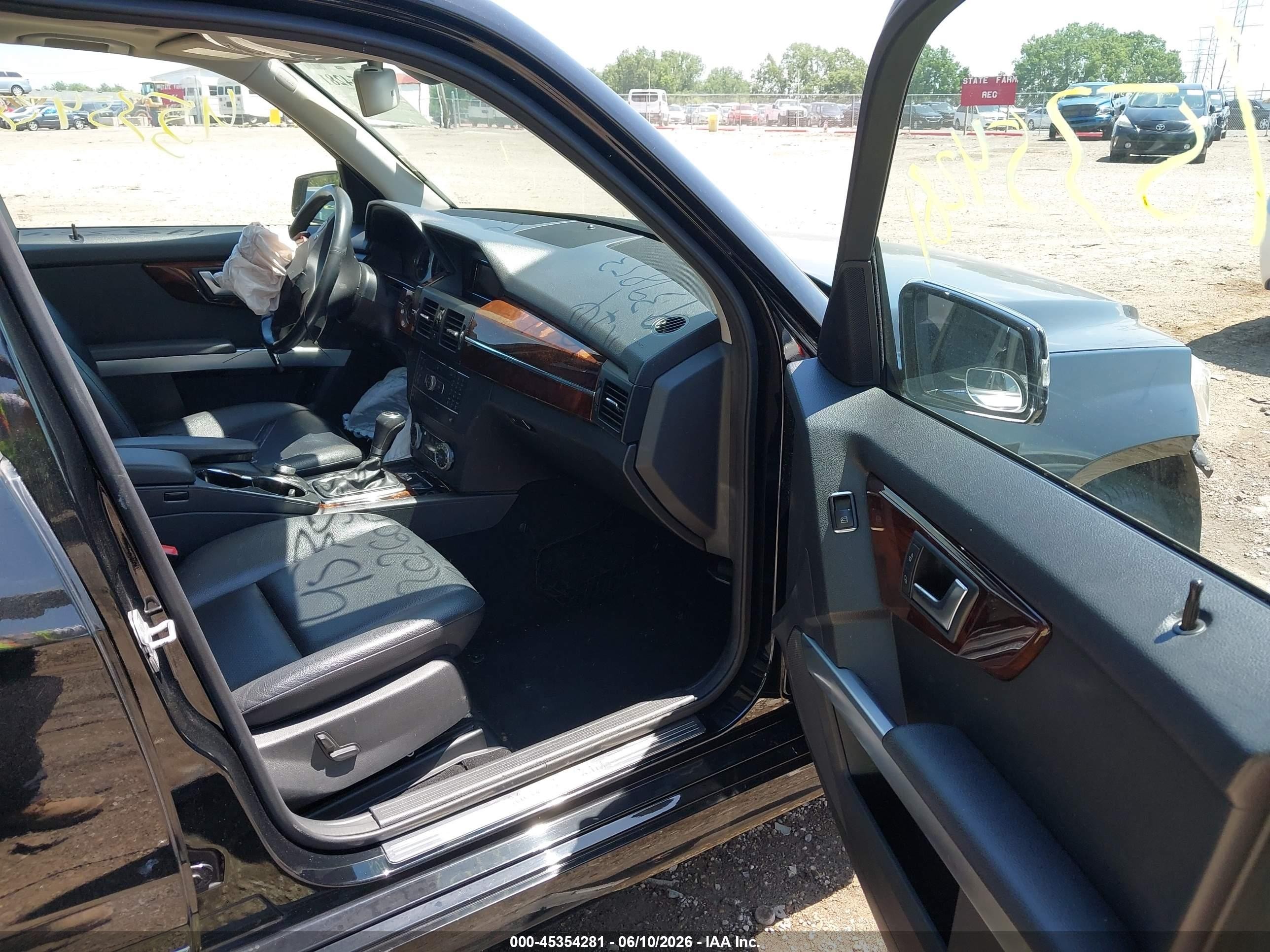 2012 Mercedes-benz Glk 350 4matic Black vin: WDCGG8HB9CF939853