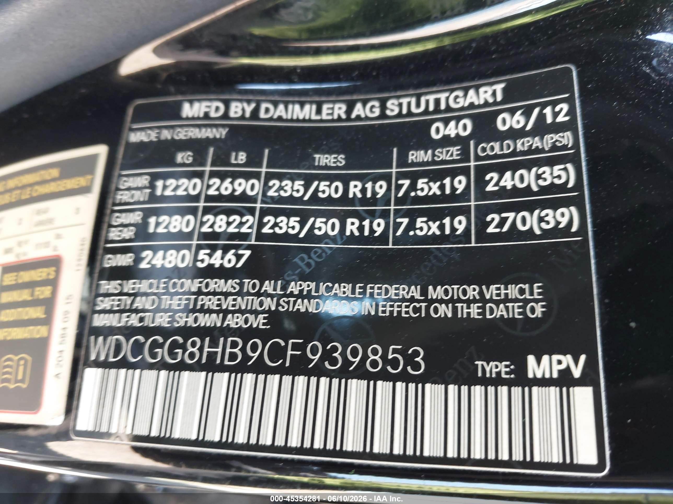 2012 Mercedes-benz Glk 350 4matic Black vin: WDCGG8HB9CF939853