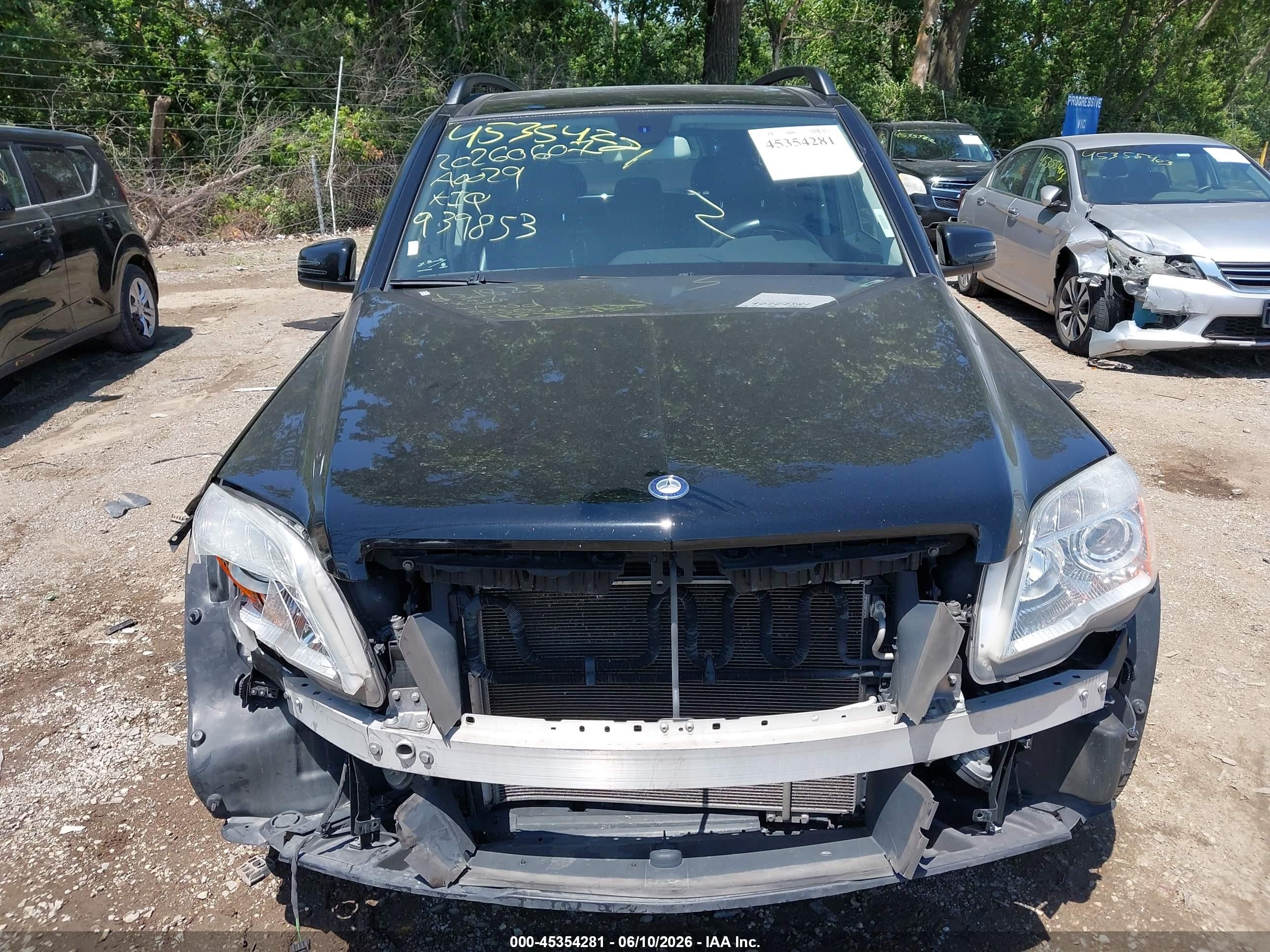2012 Mercedes-benz Glk 350 4matic Black vin: WDCGG8HB9CF939853