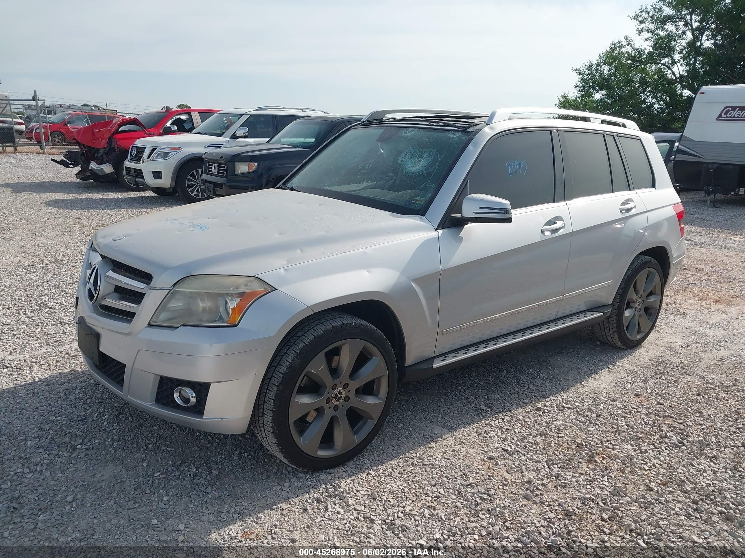 2010 Mercedes-benz Glk 350 4matic Silver vin: WDCGG8HBXAF302192
