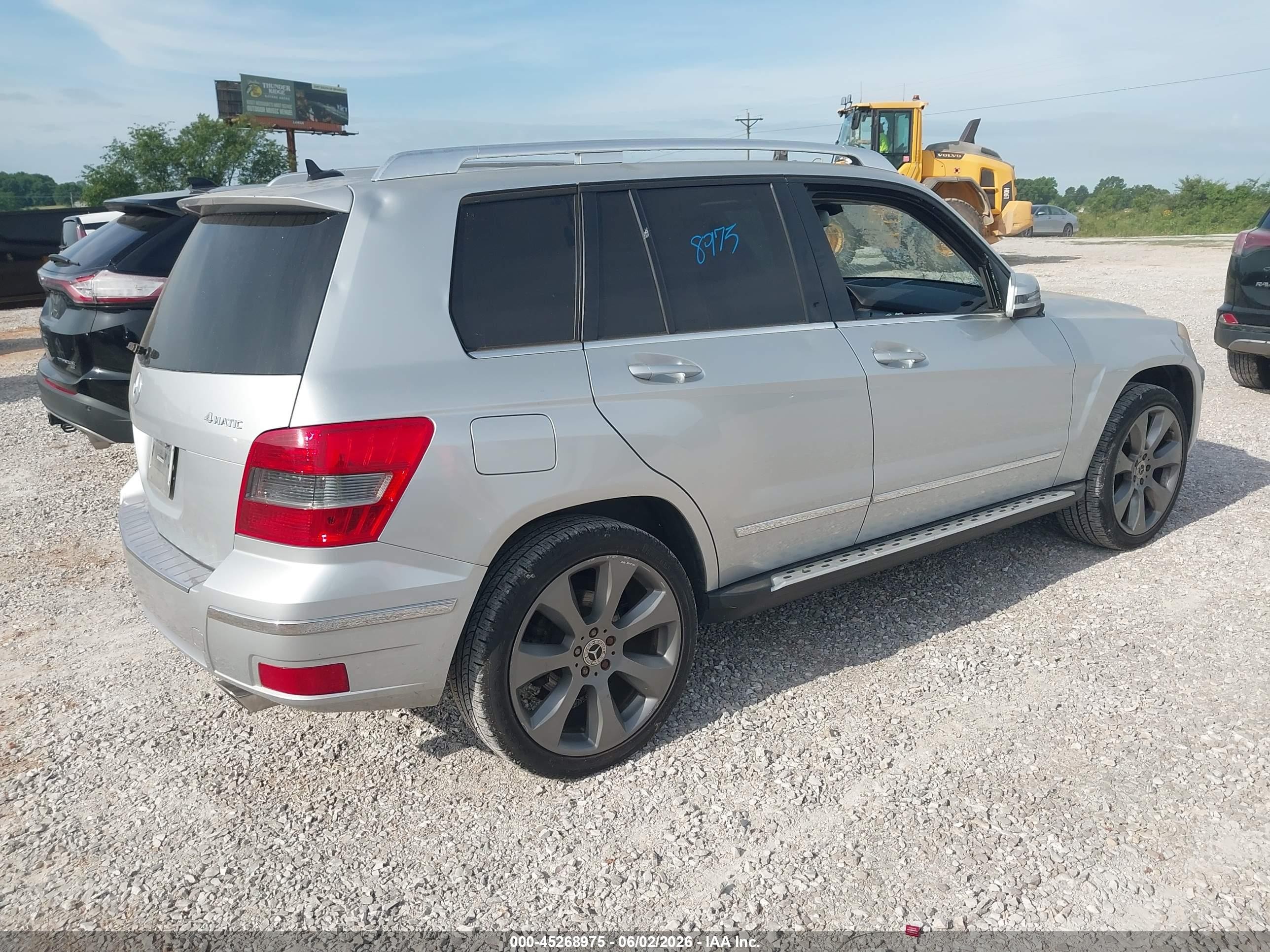 2010 Mercedes-benz Glk 350 4matic Silver vin: WDCGG8HBXAF302192