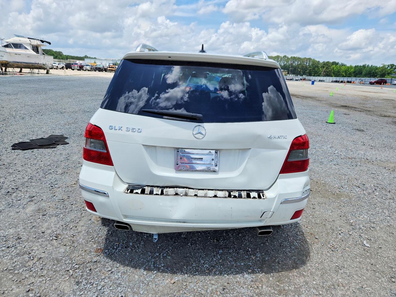 2010 Mercedes-benz Glk 350 4matic White vin: WDCGG8HBXAF309272