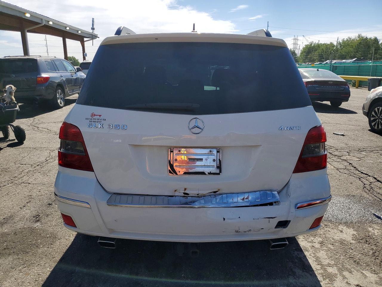 2010 Mercedes-benz Glk 350 4matic White vin: WDCGG8HBXAF311653