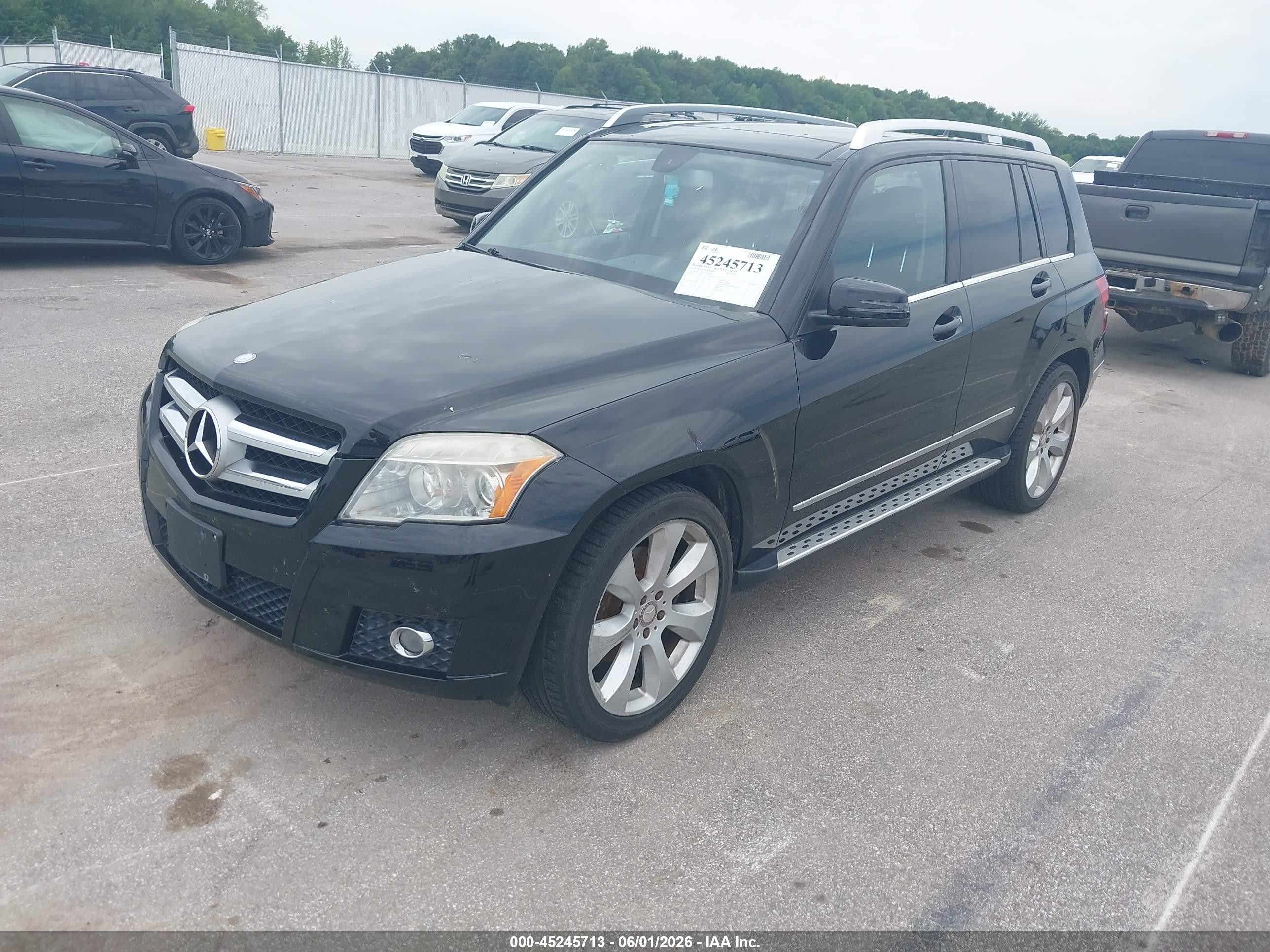 2010 Mercedes-benz Glk 350 4matic Black vin: WDCGG8HBXAF321048