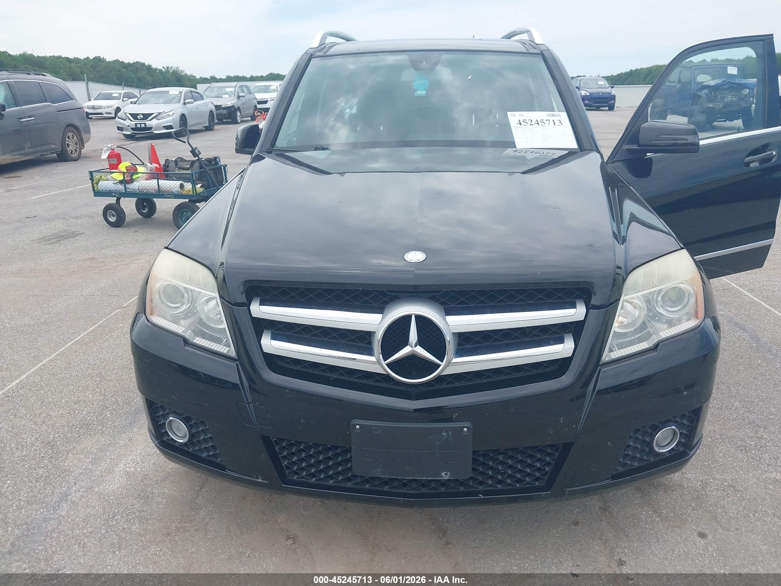 2010 Mercedes-benz Glk 350 4matic Black vin: WDCGG8HBXAF321048