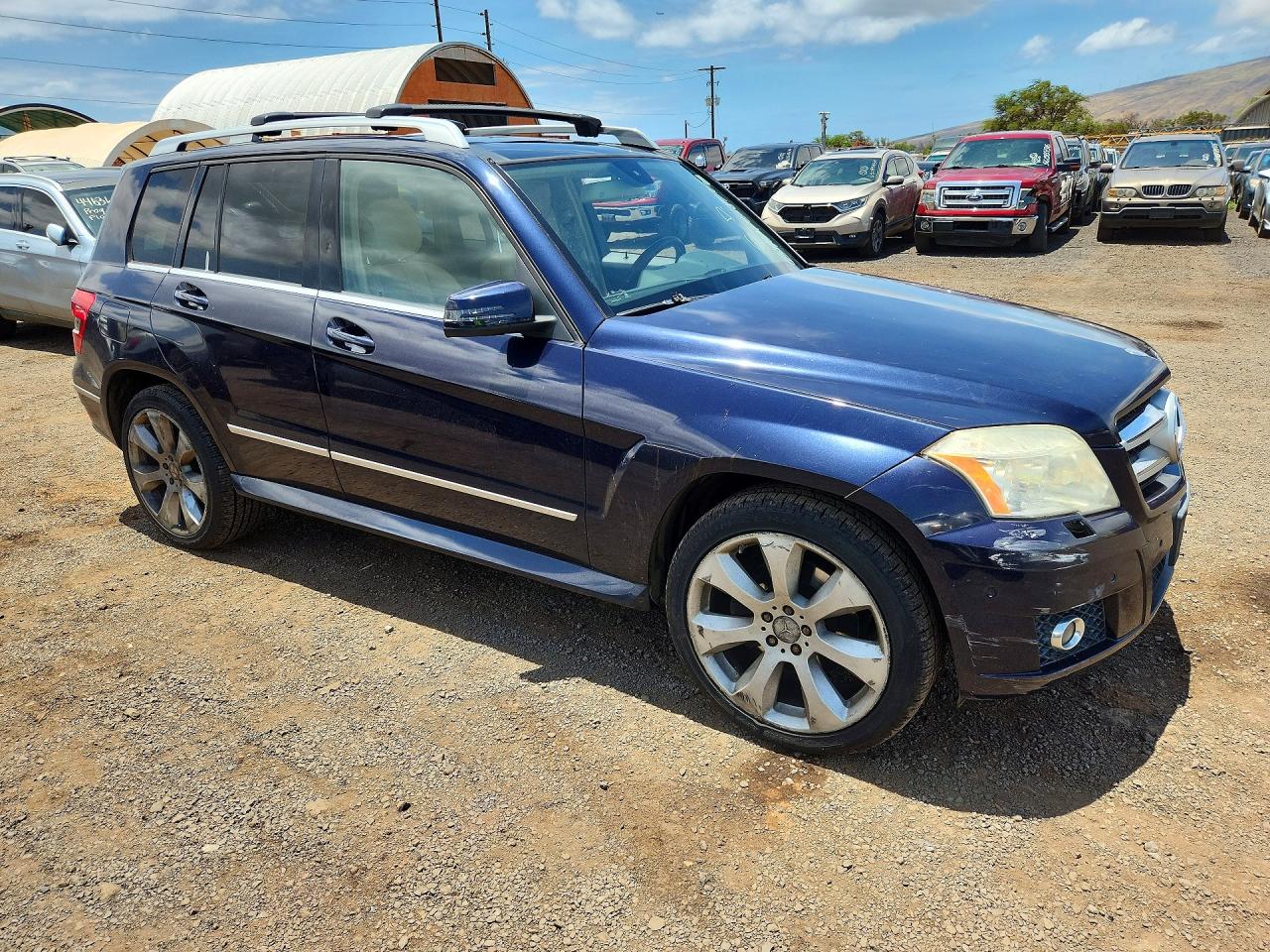 2010 Mercedes-benz Glk 350 4matic Blue vin: WDCGG8HBXAF347066