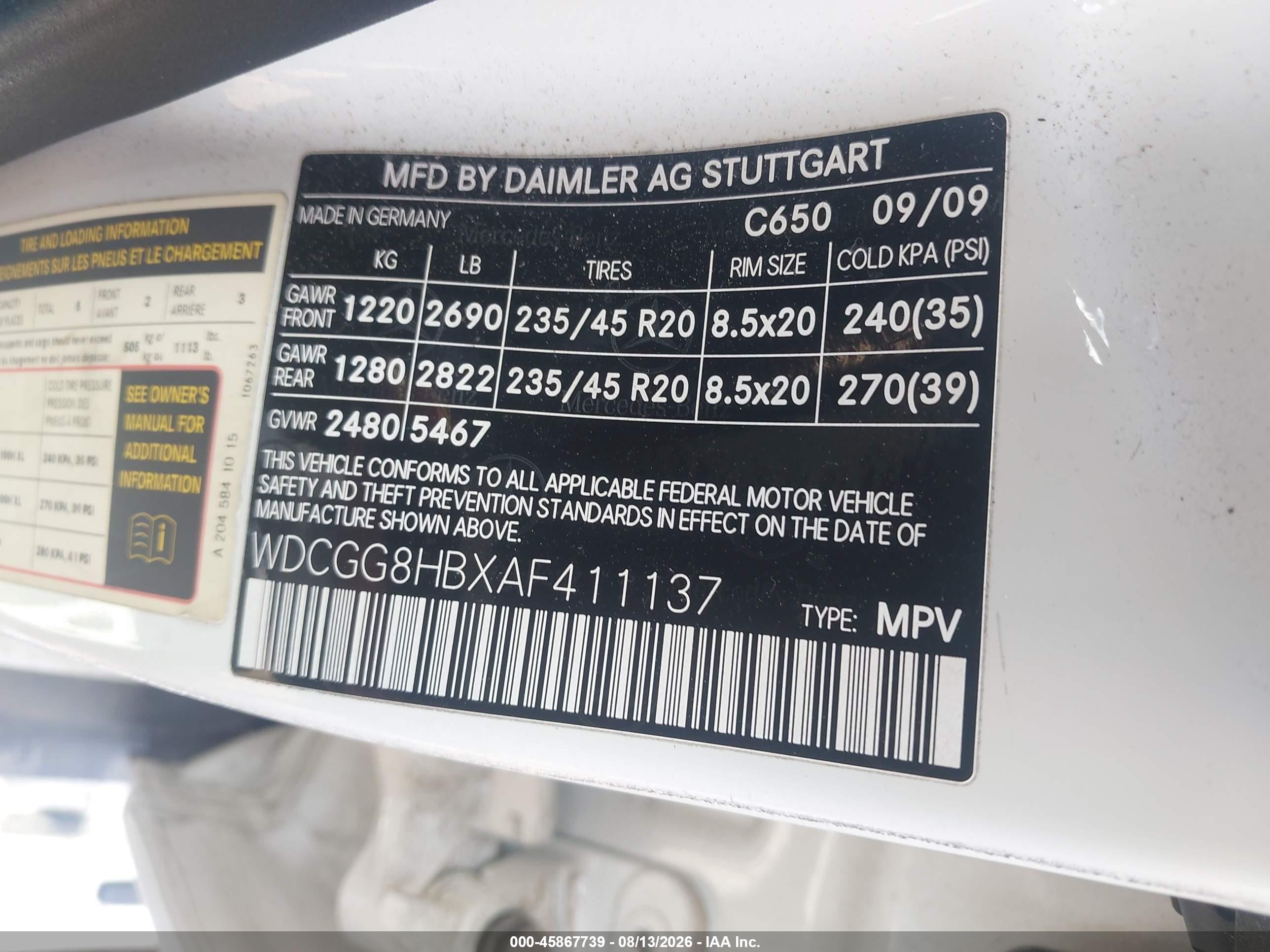 2010 Mercedes-benz Glk 350 4matic White vin: WDCGG8HBXAF411137