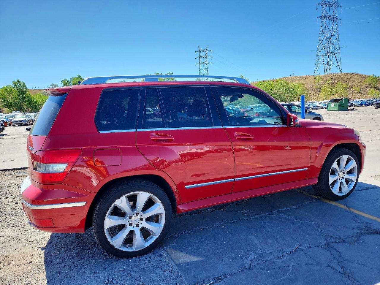 2010 Mercedes-benz Glk 350 4matic Red vin: WDCGG8HBXAF426043