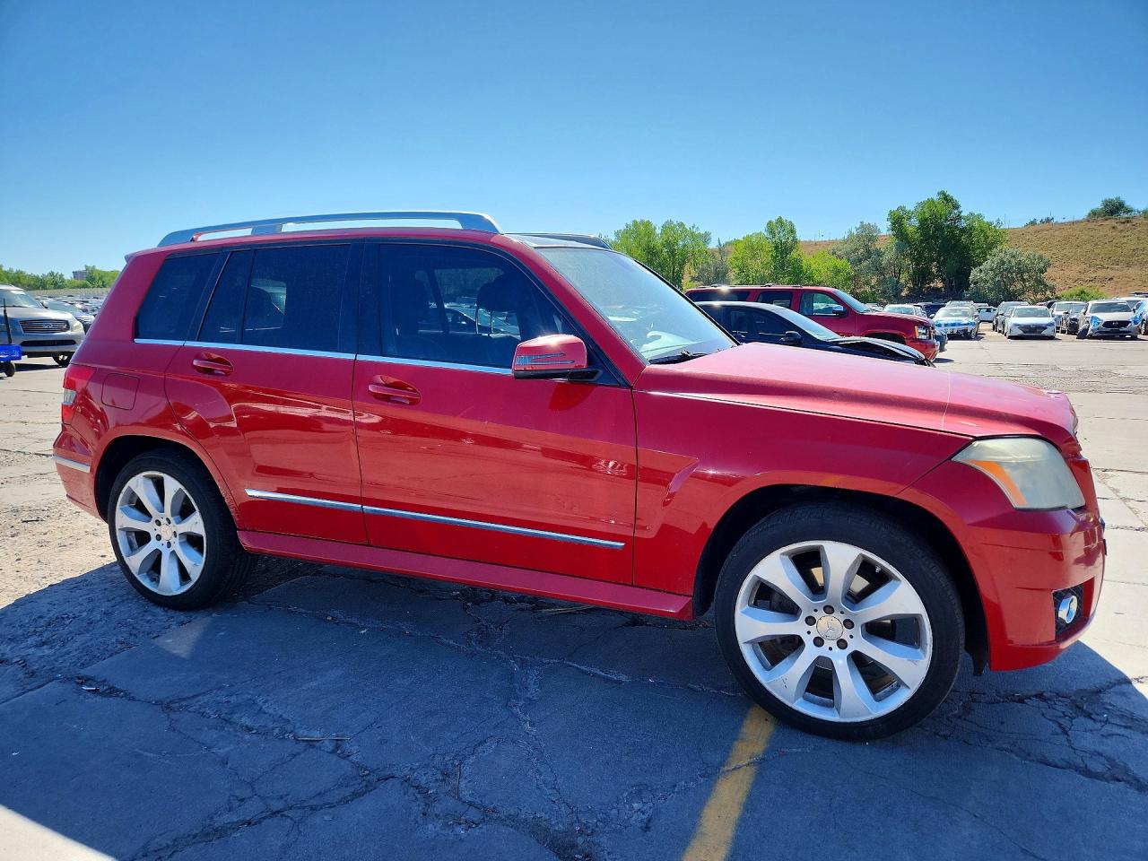 2010 Mercedes-benz Glk 350 4matic Red vin: WDCGG8HBXAF426043