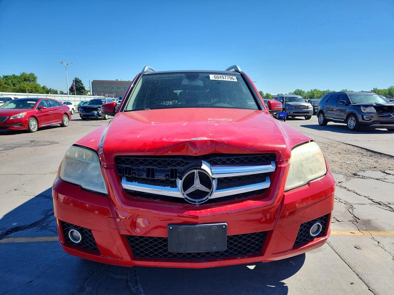 2010 Mercedes-benz Glk 350 4matic Red vin: WDCGG8HBXAF426043