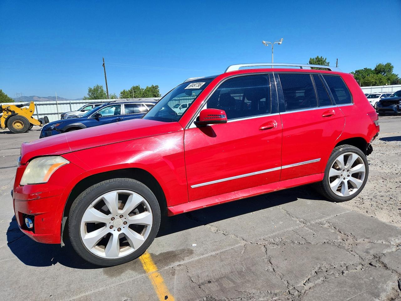2010 Mercedes-benz Glk 350 4matic Red vin: WDCGG8HBXAF426043