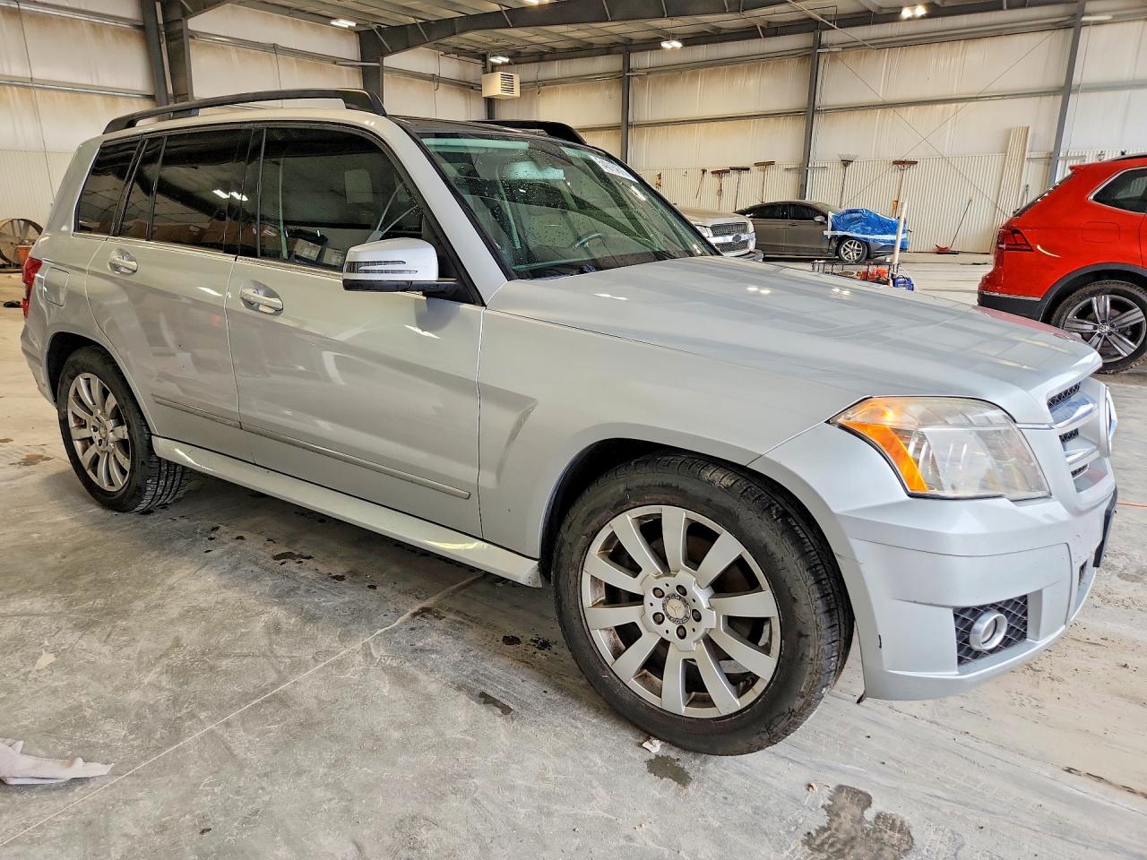 2010 Mercedes-benz Glk 350 4matic Silver vin: WDCGG8HBXAF479468